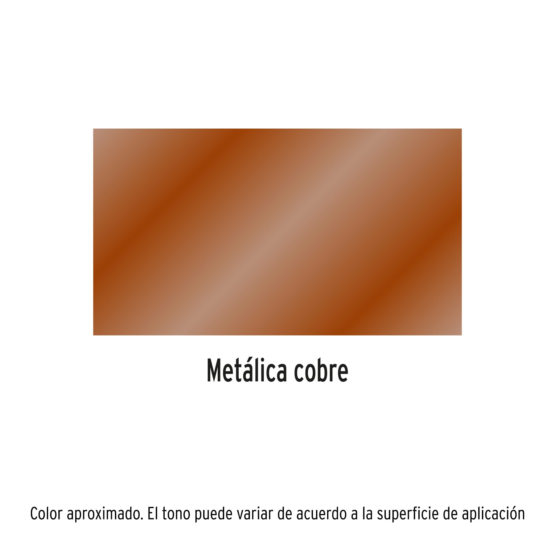 Pintura en Aerosol Bote Esbelto 400 ml Truper Cobre Metalico