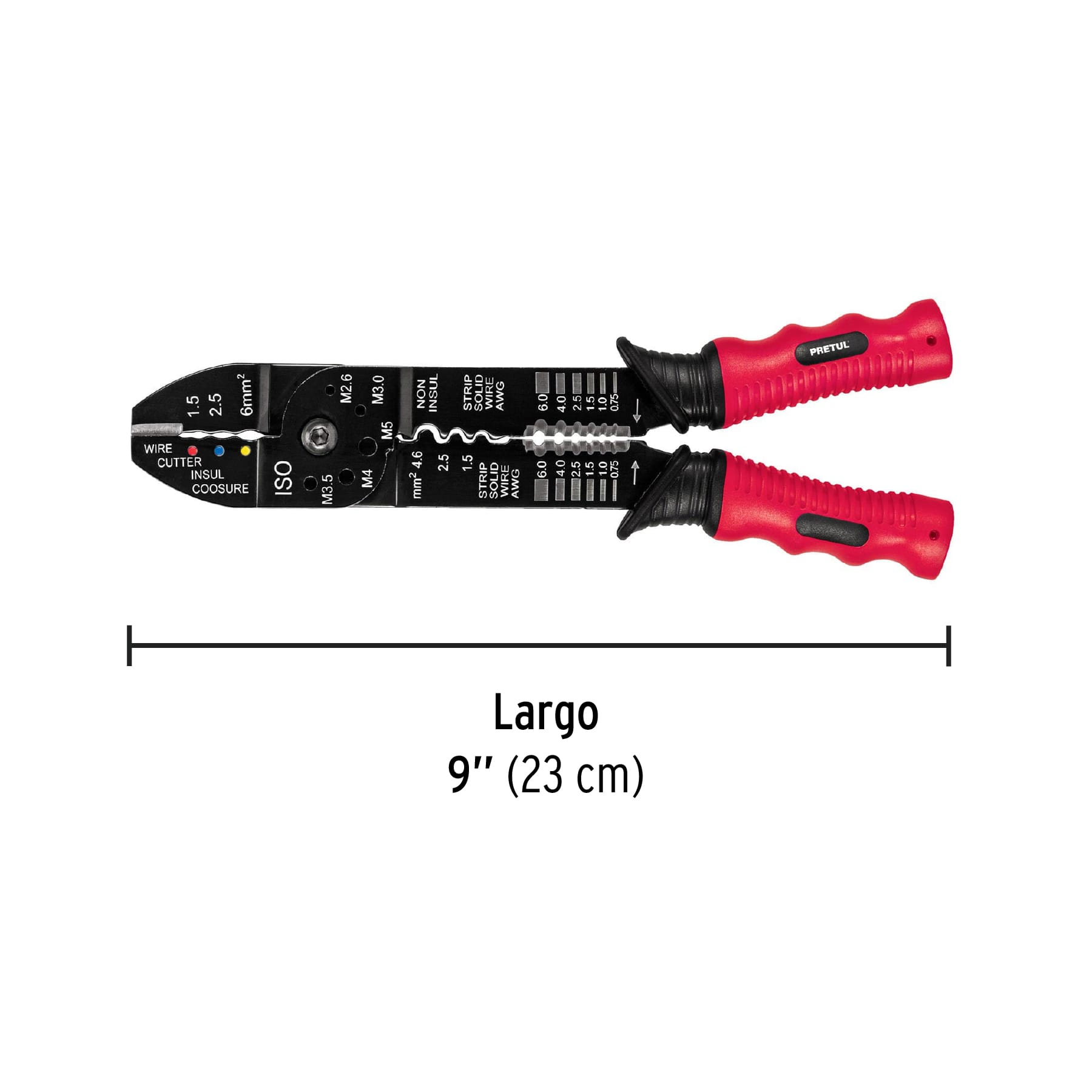 Pinzas Pela Cables 9" Pretul