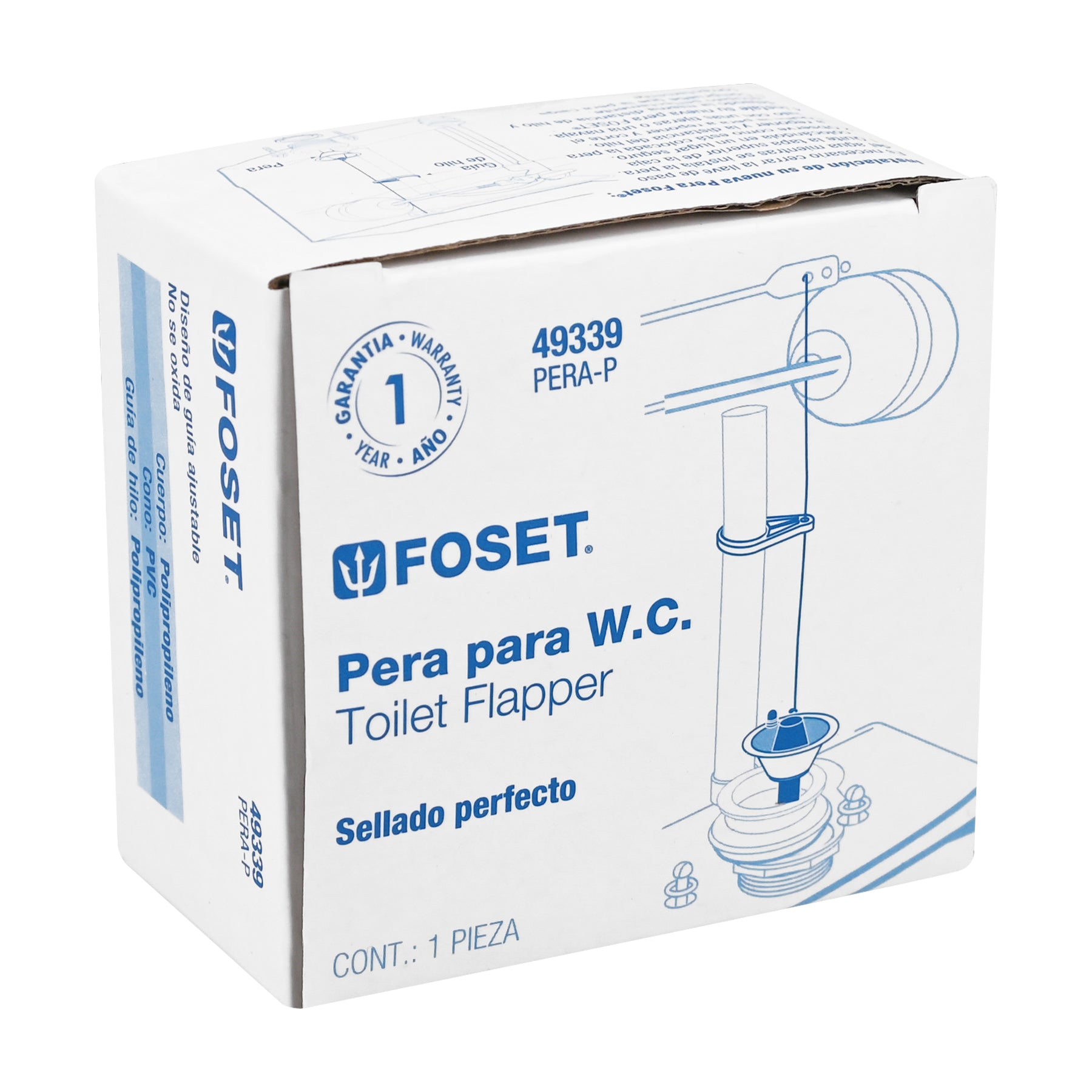 Pera Perfecta para Tanque W.C. Foset