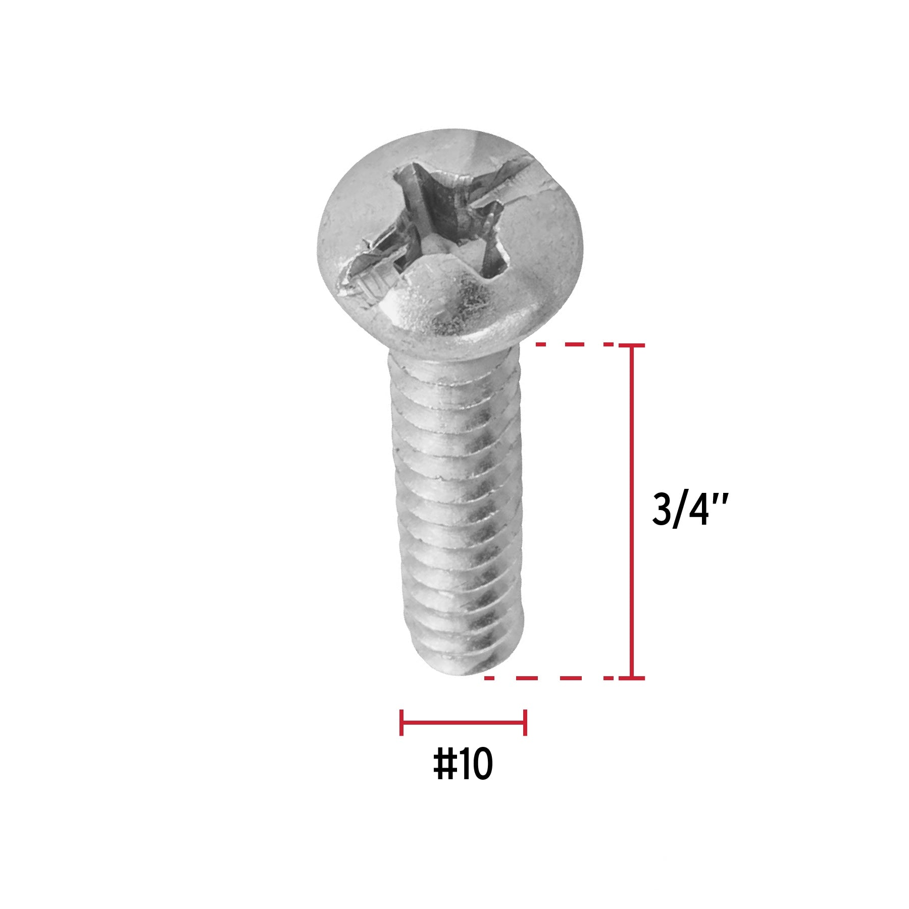 Pija para Lamina No 10 x 3/4" (19 mm) Fiero Bolsa con 150 Piezas