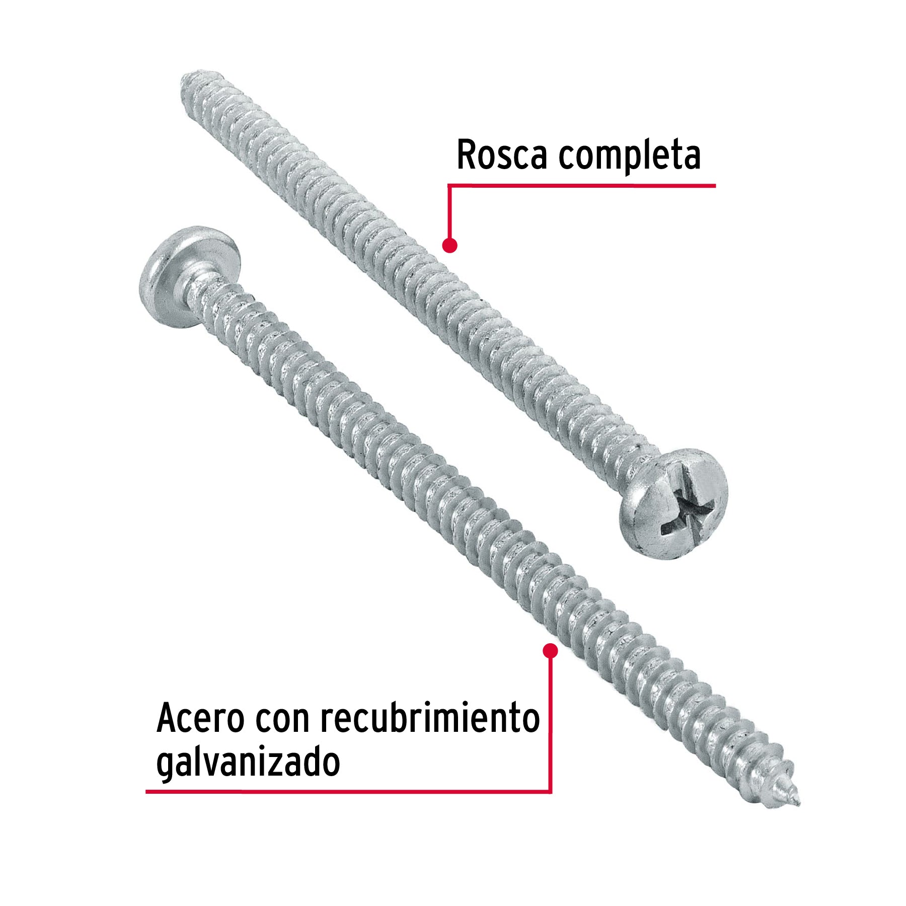 Pija para Lamina No 10 x 3" (75 mm) Fiero Bolsa con 150 Piezas