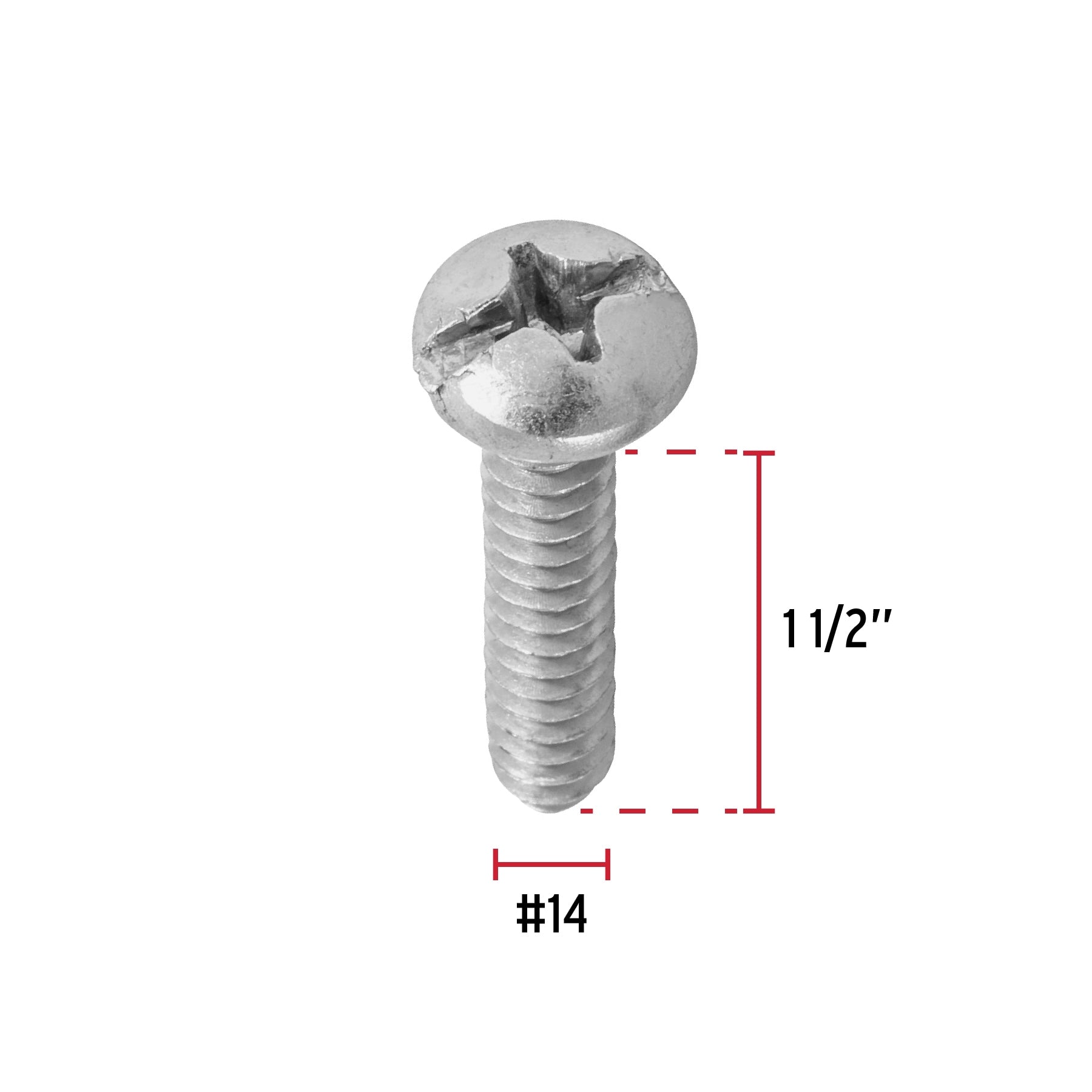 Pija para Lamina No 14 x 1"1/2 (38 mm) Fiero 1 Pieza