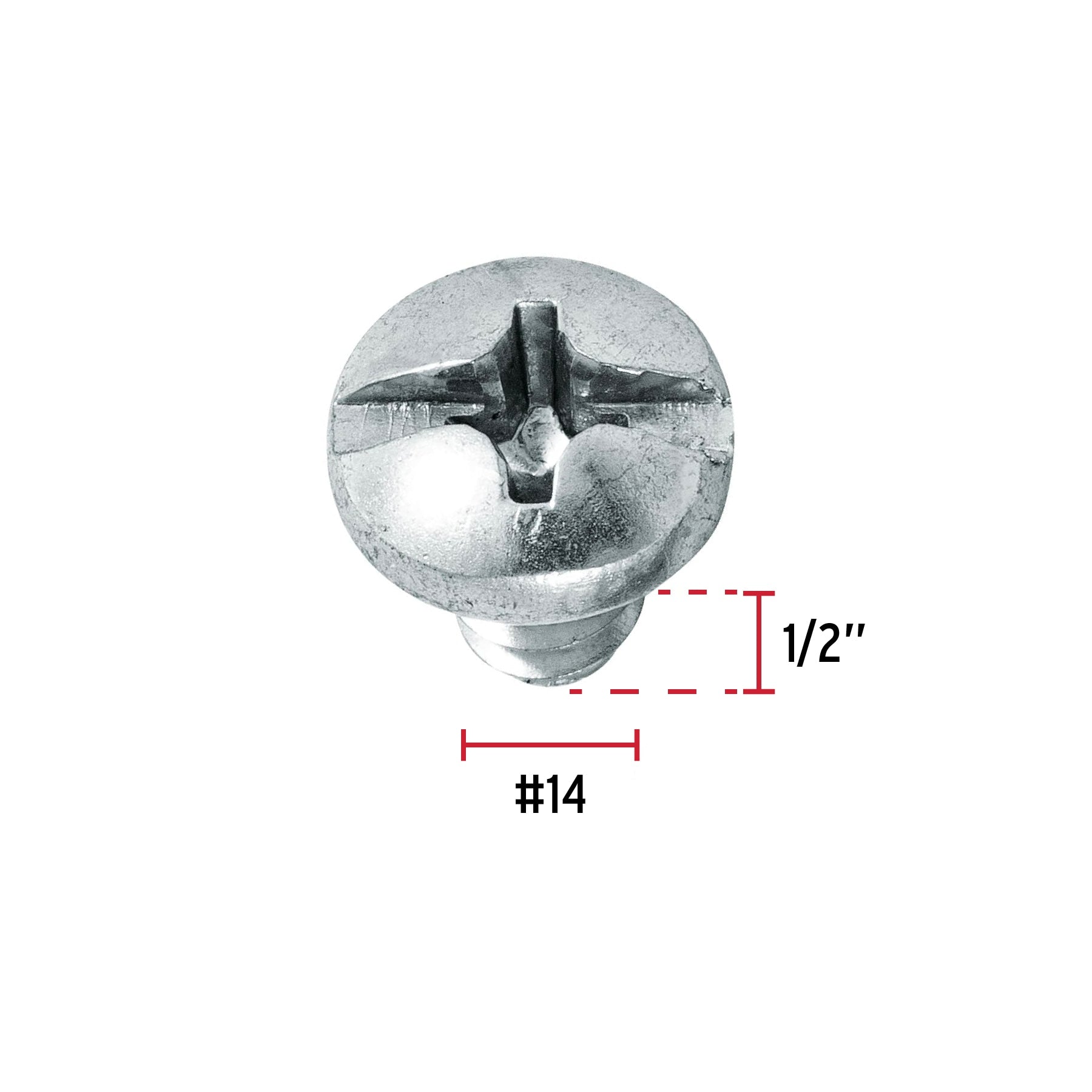 Pija para Lamina No 14 x 1/2" (13 mm) Fiero Bolsa con 100 Piezas
