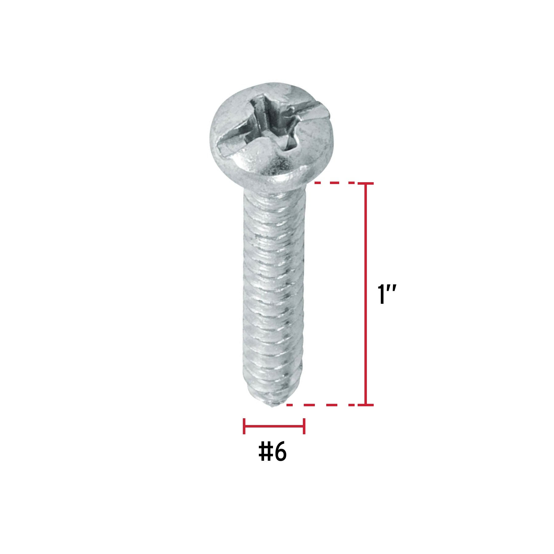 Pija para Lamina No 6 x 1" (25 mm) Fiero 1 Pieza