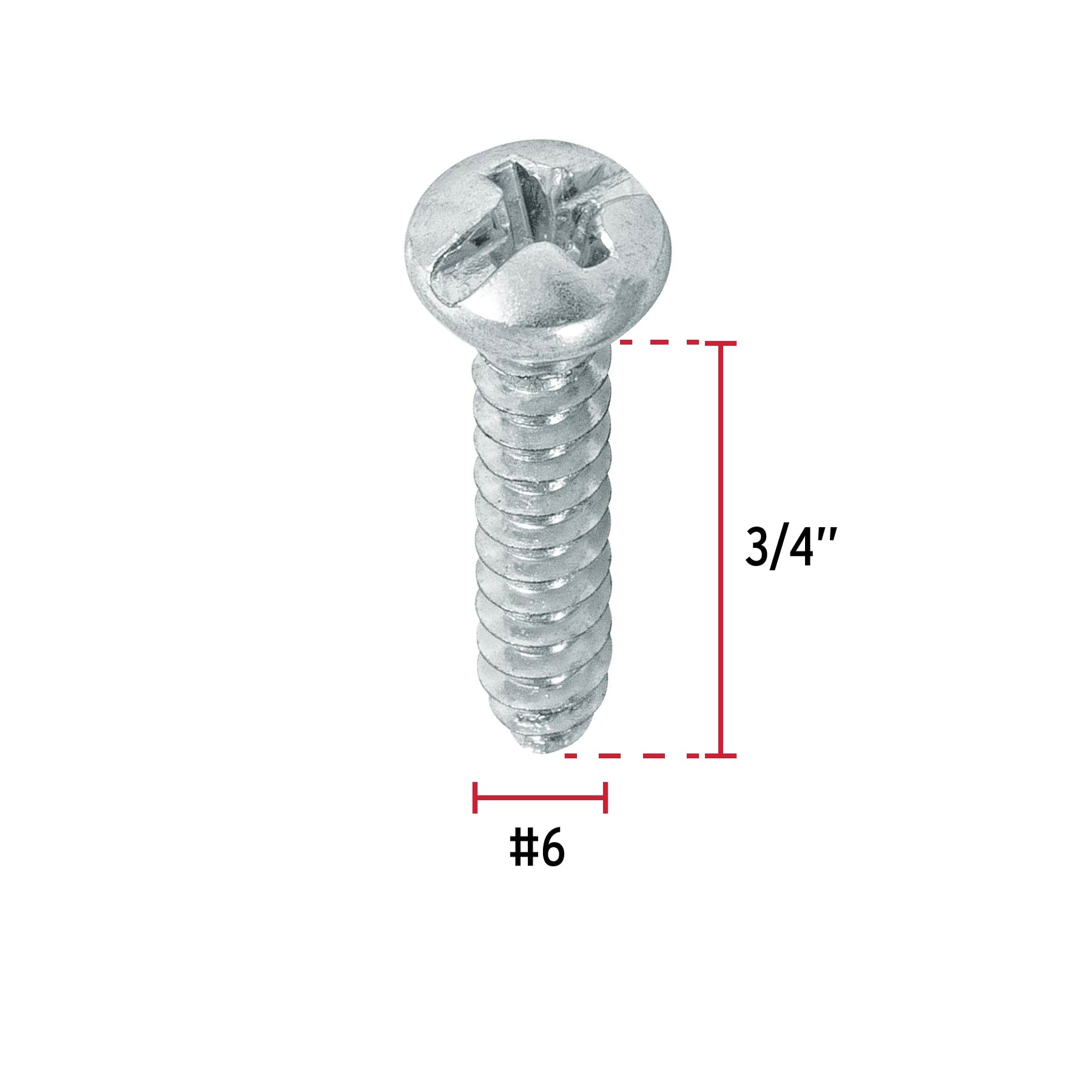 Pija para Lamina No 6 x 3/4" (19 mm) Fiero 1 Pieza