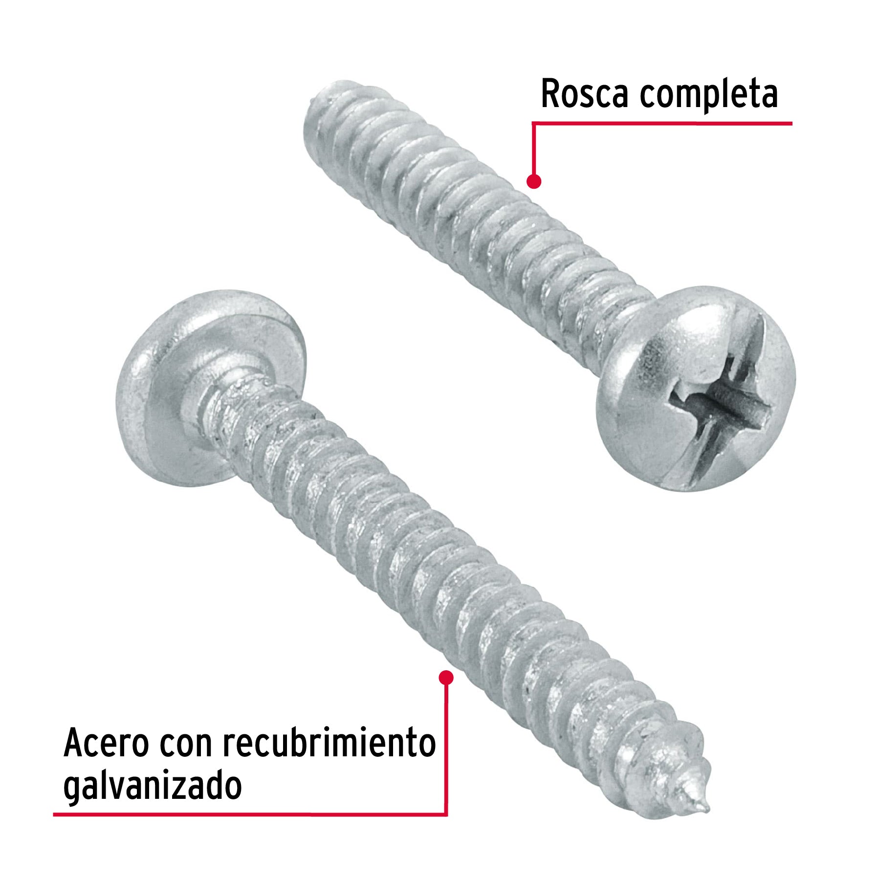 Pija para Lamina No 8 x 1"1/4 (32 mm) Fiero 1 Pieza