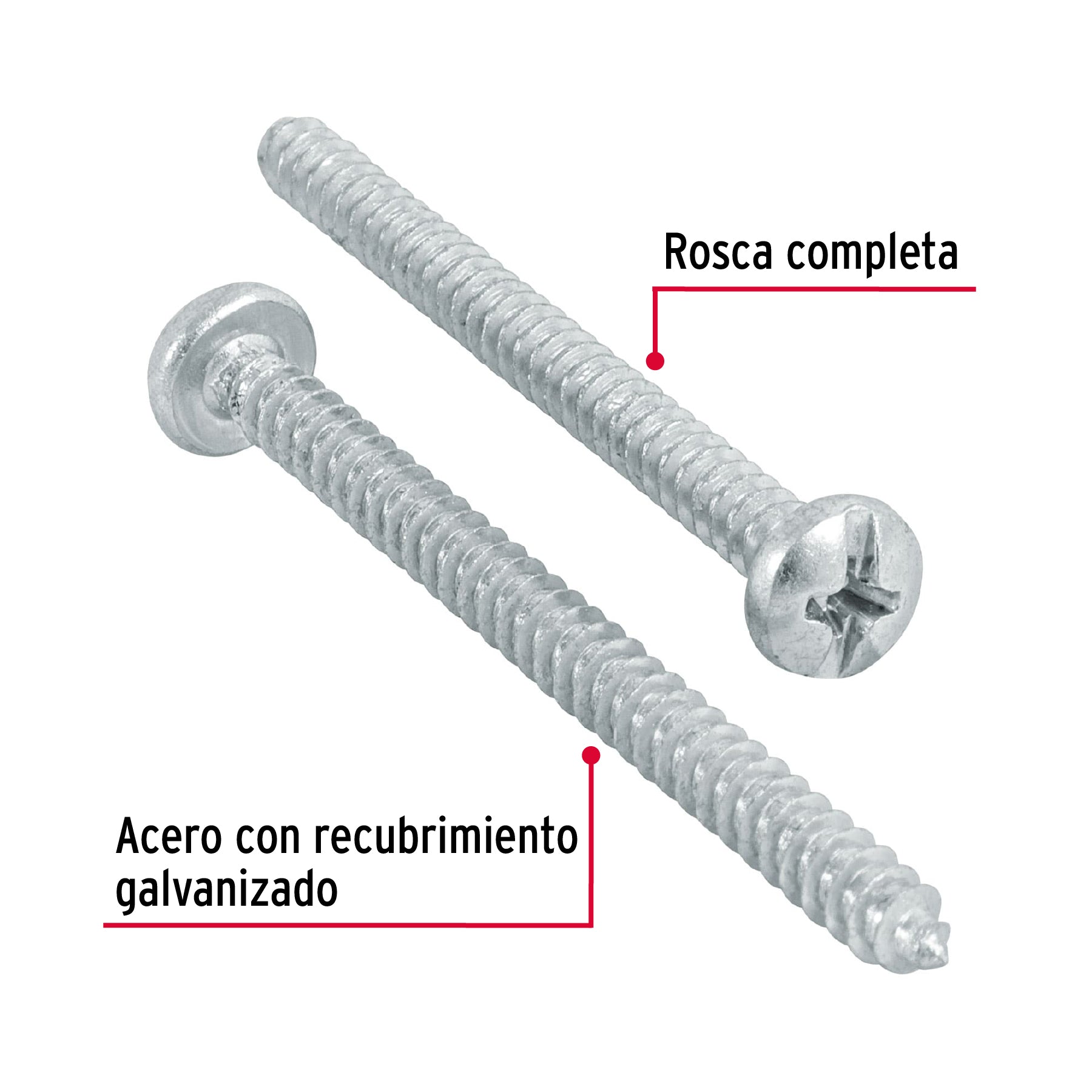Pija para Lamina No 8 x 2" (50 mm) Fiero 1 Pieza