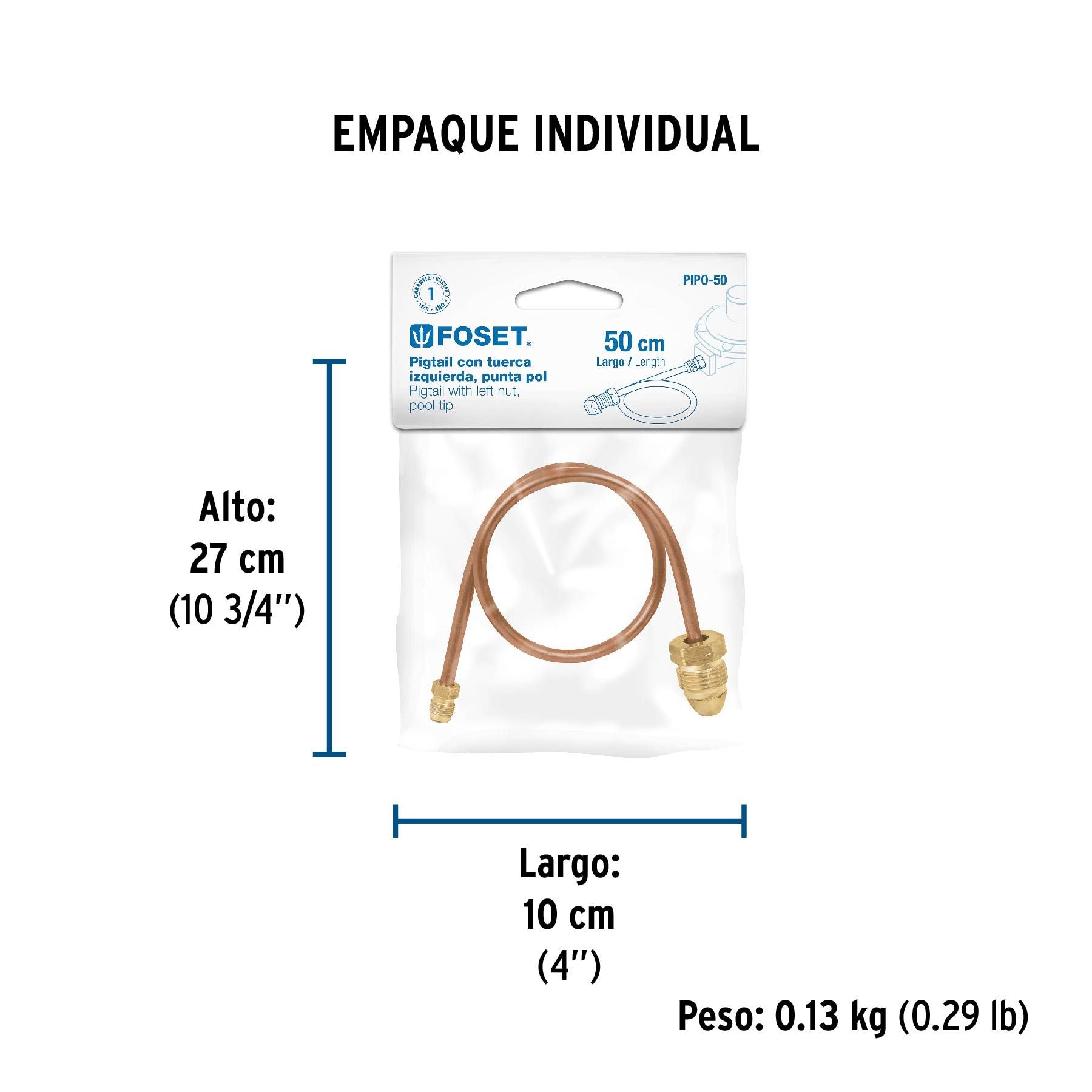 Pigtail de Cobre Foset