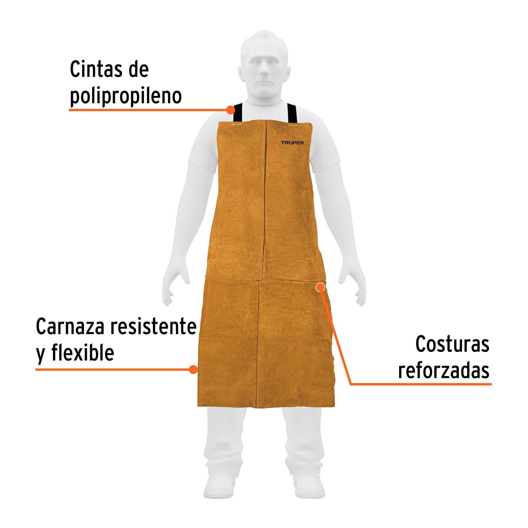 Peto para Soldar de Carnaza Truper