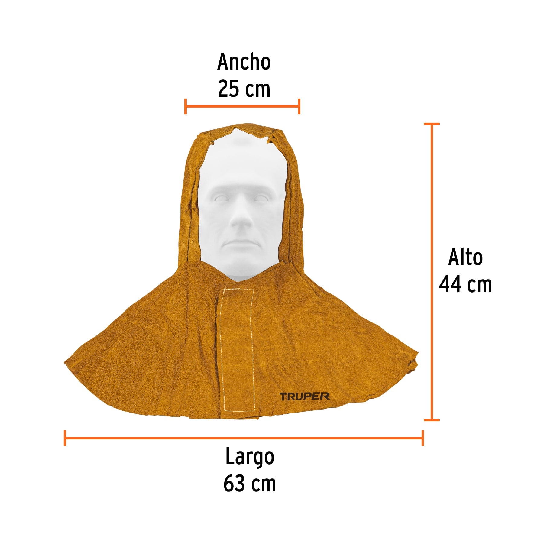 Capucha para Soldar de Carnaza Truper