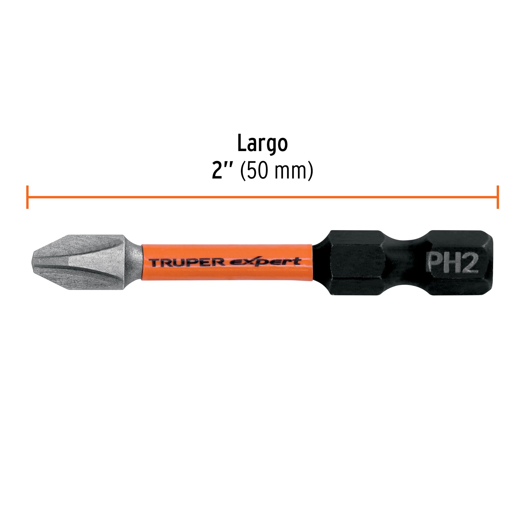Puntas de Cruz PH2 X 2" de Impacto Truper Expert por Pieza