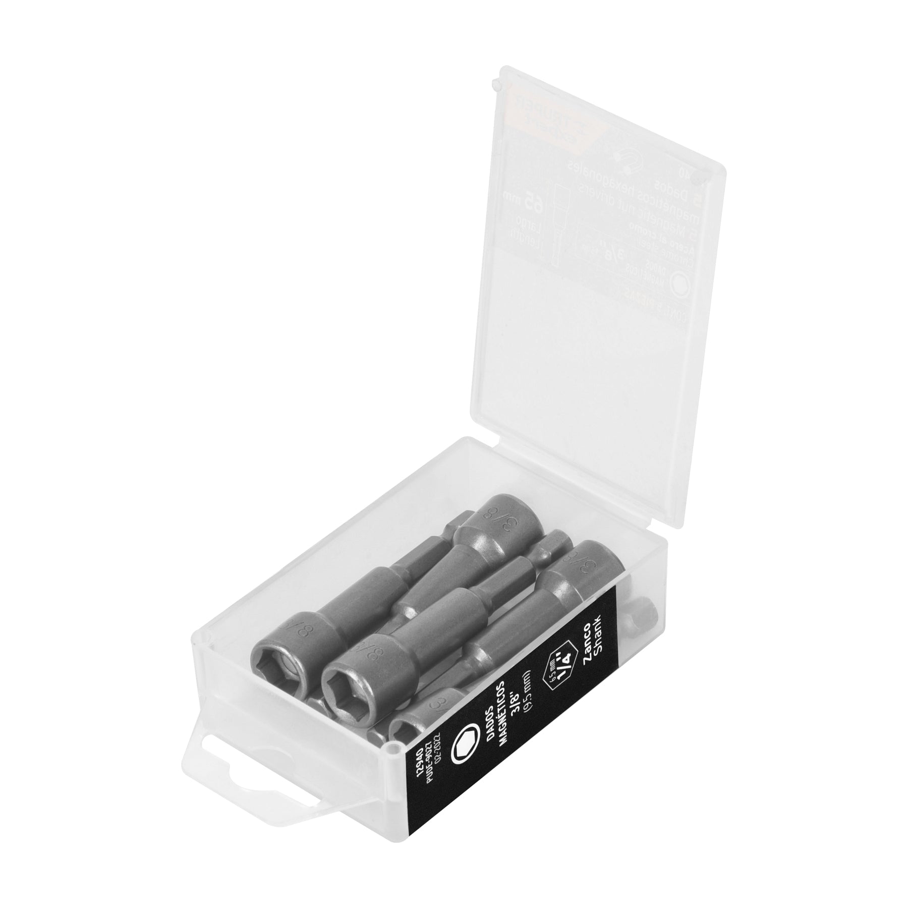 Dado Magnetico Hexagonal Zanco 1/4" Dado 3/8" Truper por Pieza