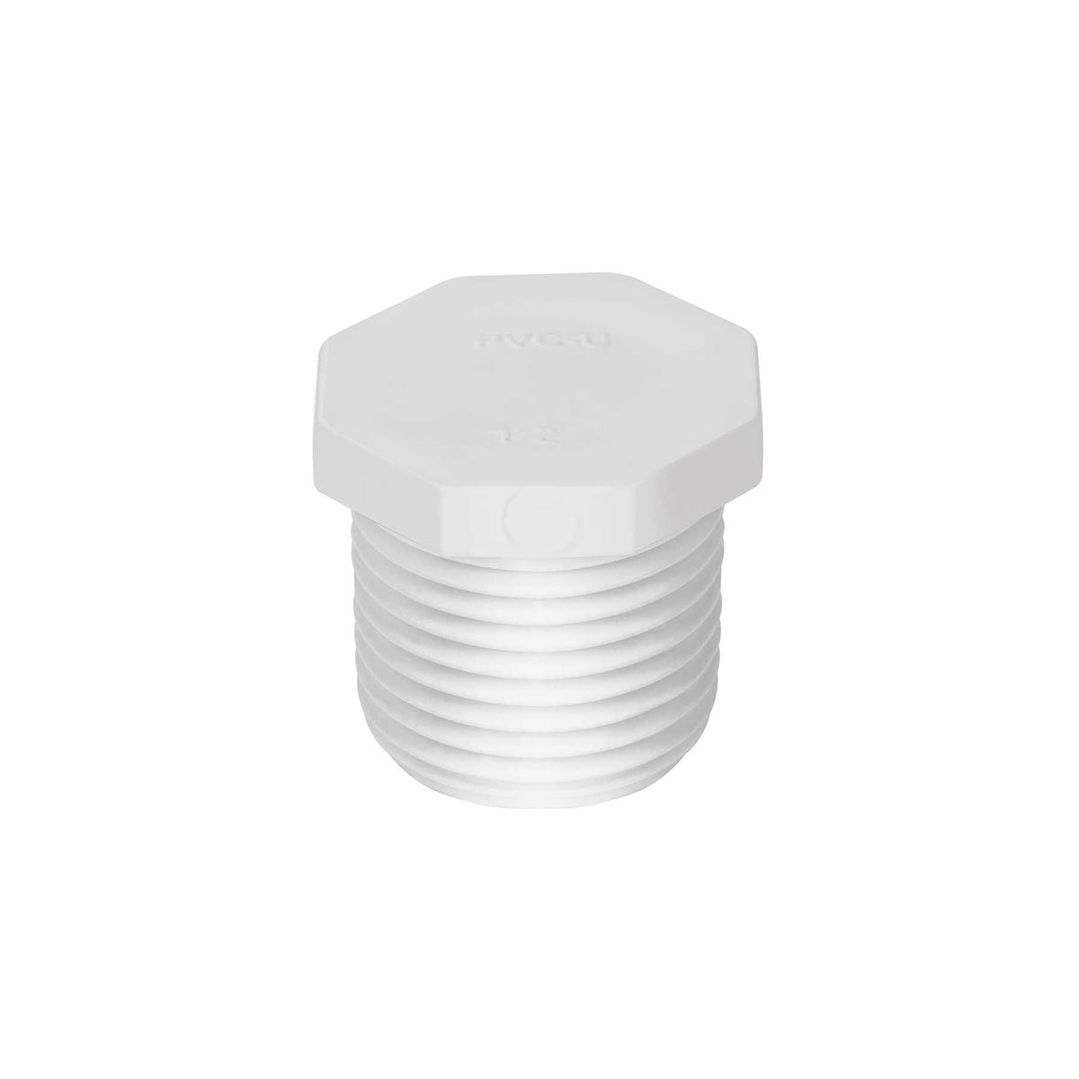 Tapon Macho Roscable PVC Hidraulico FOSET 1/2"