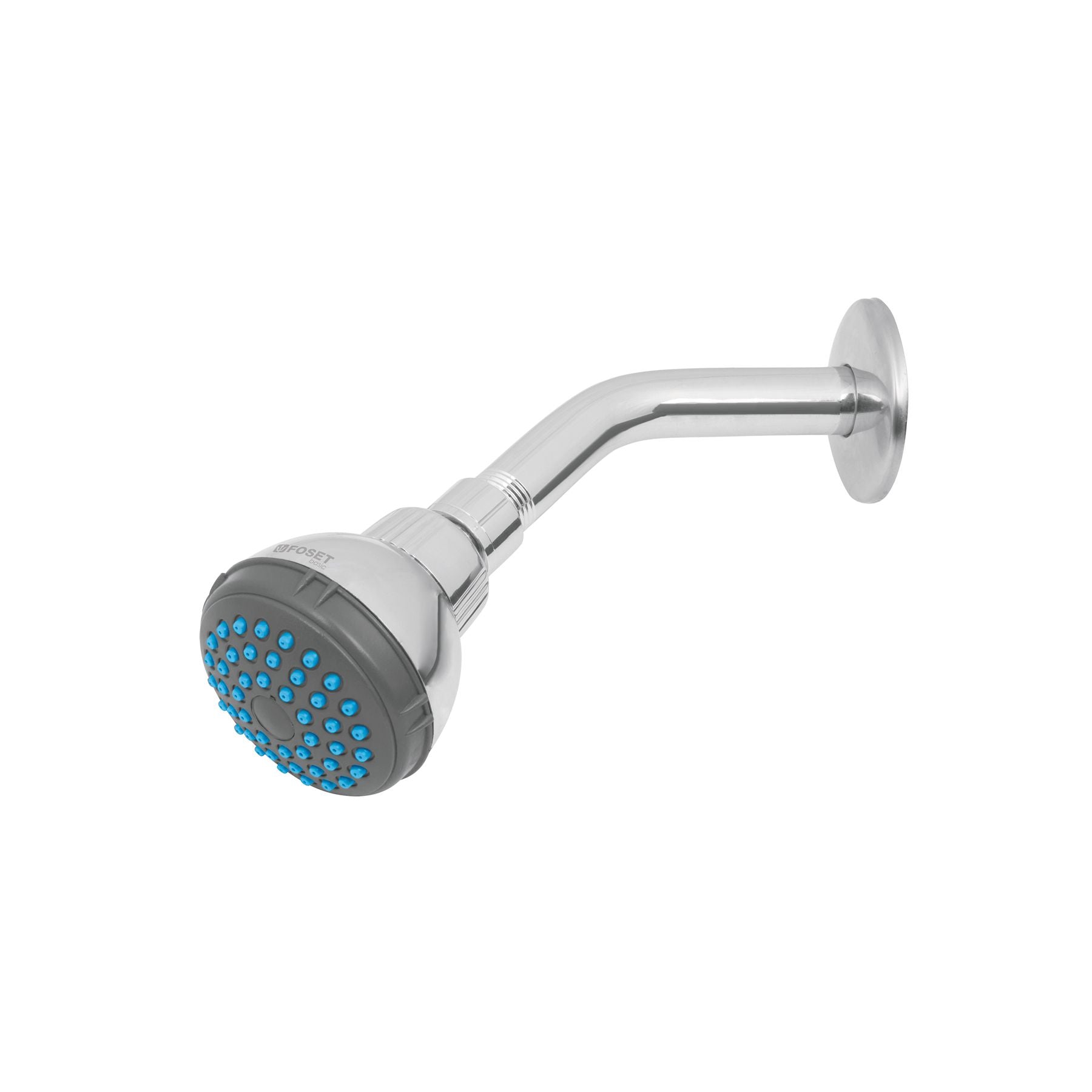 Regadera Redonda 2"1/2 Brazo y Chapeton Foset Basic