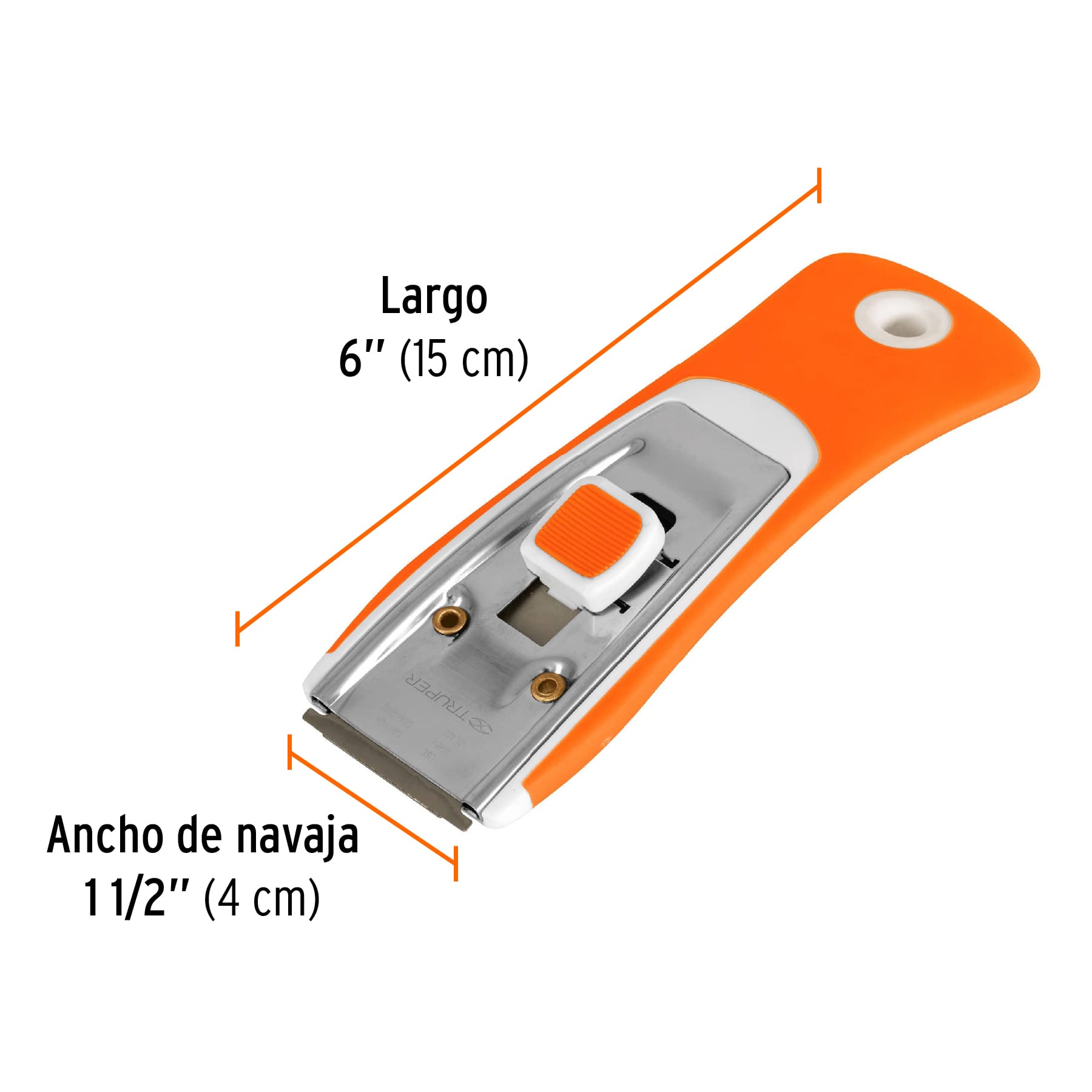 Raspador con Navaja de 1"1/2 Truper