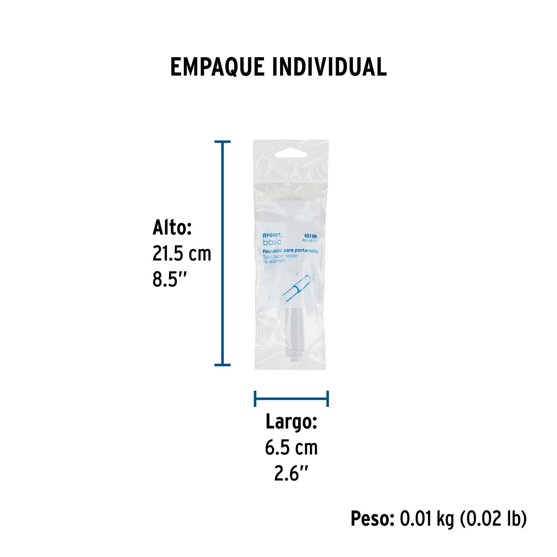 Portarrollo de Plastico Foset