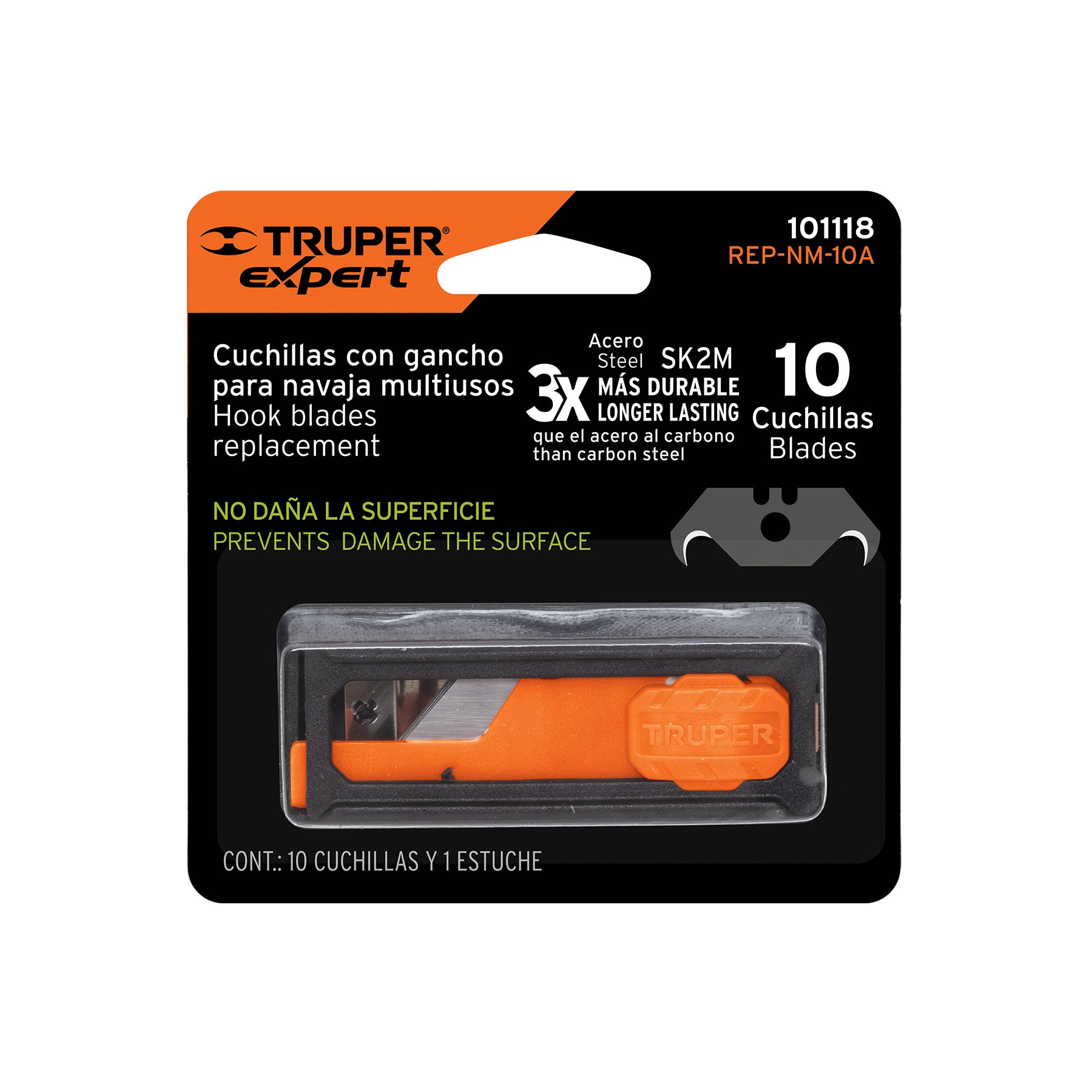 Cuchillas para Acrílico para NV-7X y NM-6 Dispensador con 10 Piezas Truper