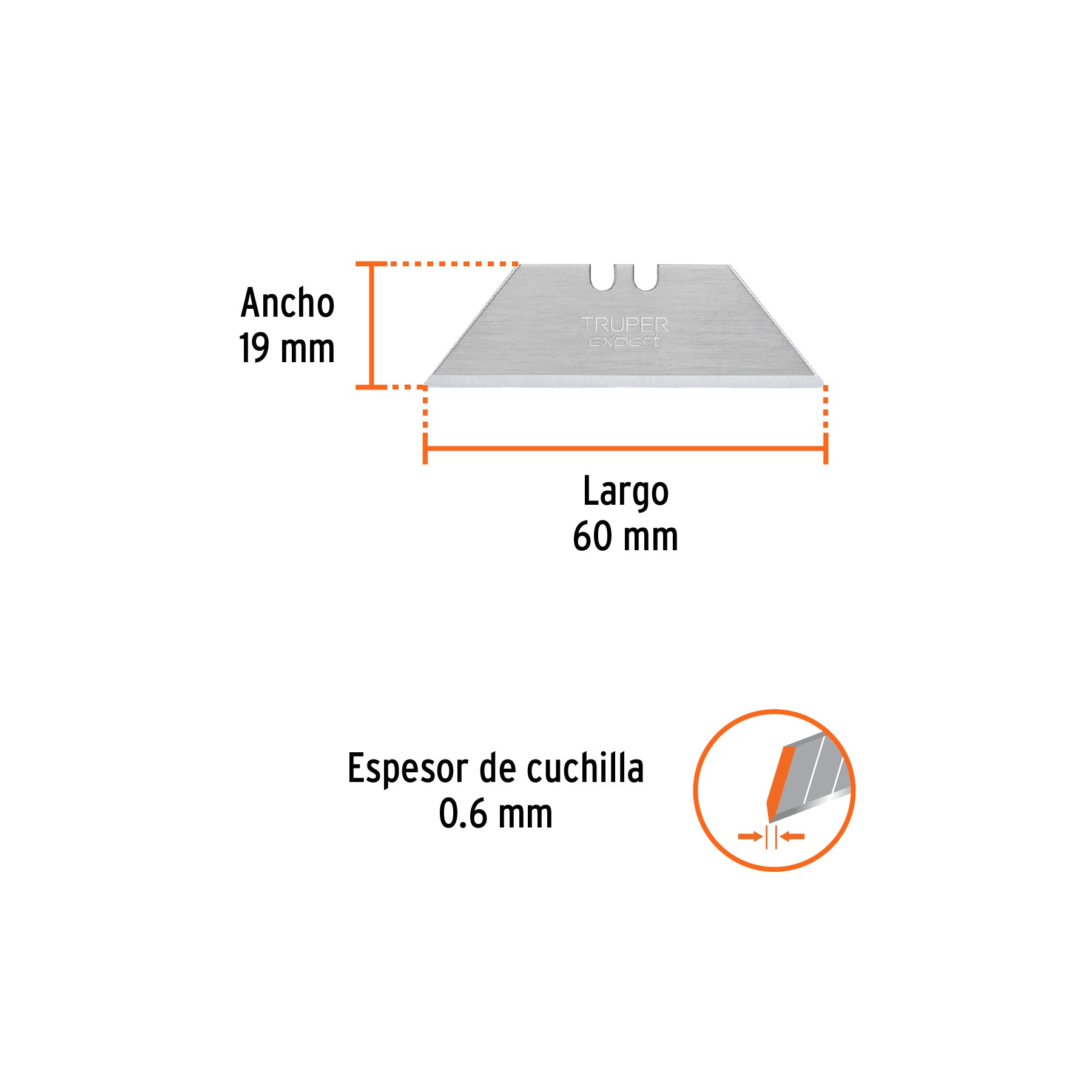 Repuestos para Navaja Multiusos 10 Piezas para NV-7 y NM-7 Truper