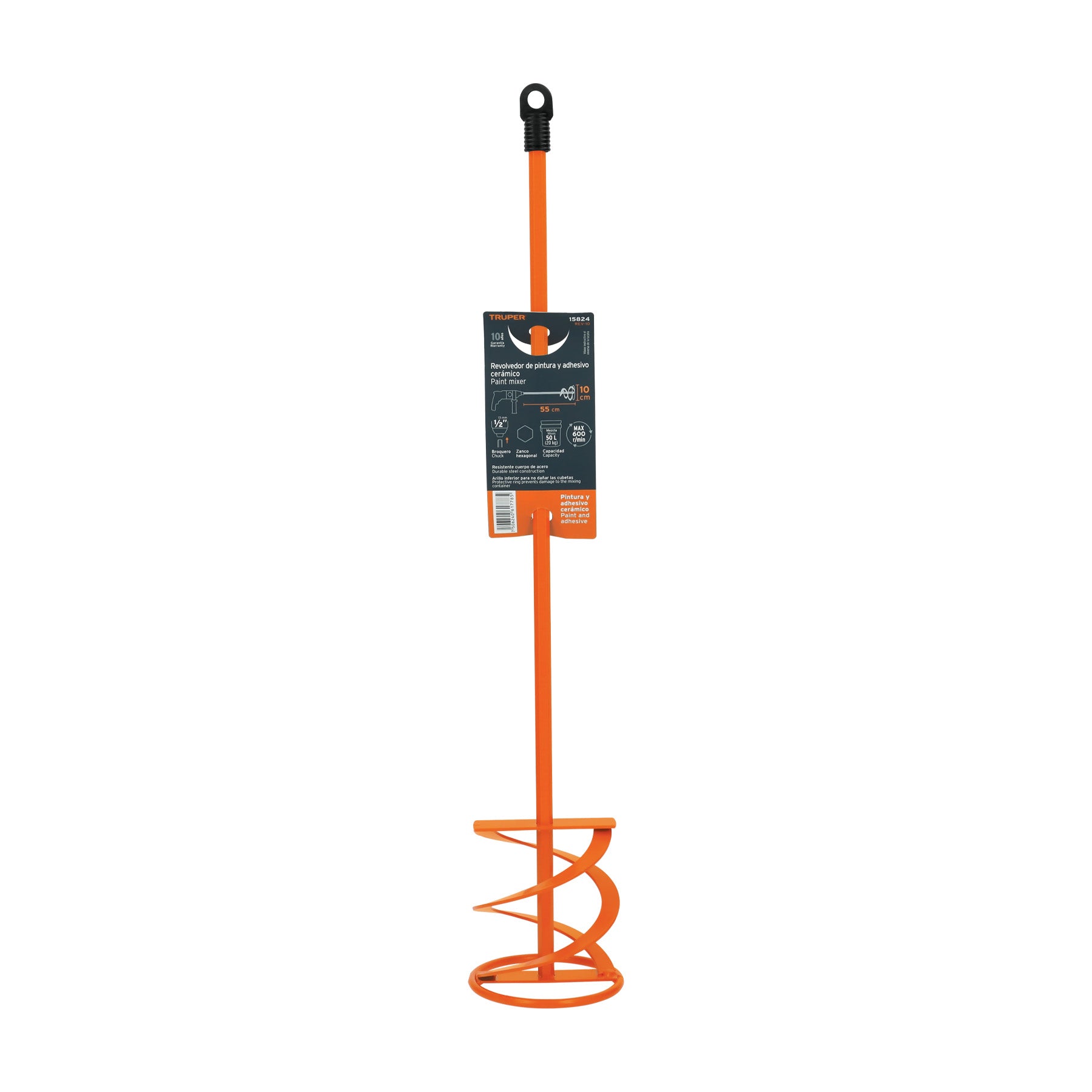 Revolvedor para Pintura 4" x 55 cms Truper