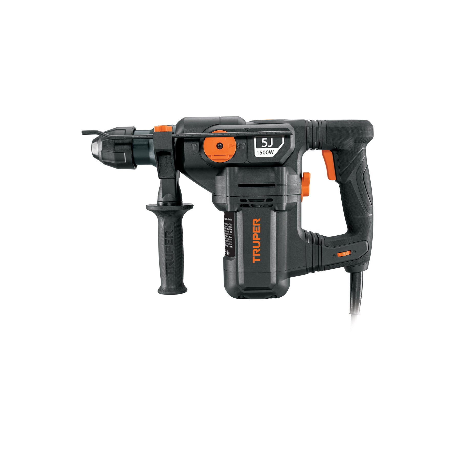 Rotomartillo SDS Plus 5 Joules 1,500 Watts Truper Industrial