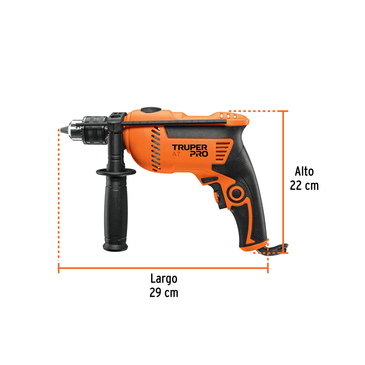 Rotomartillo 650 Watts 1/2" TRUPER PRO