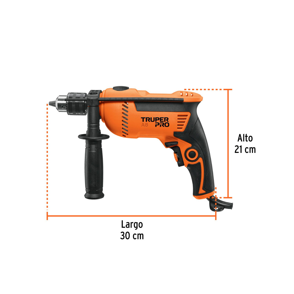 Rotomartillo 750 Watts 1/2" TRUPER PRO