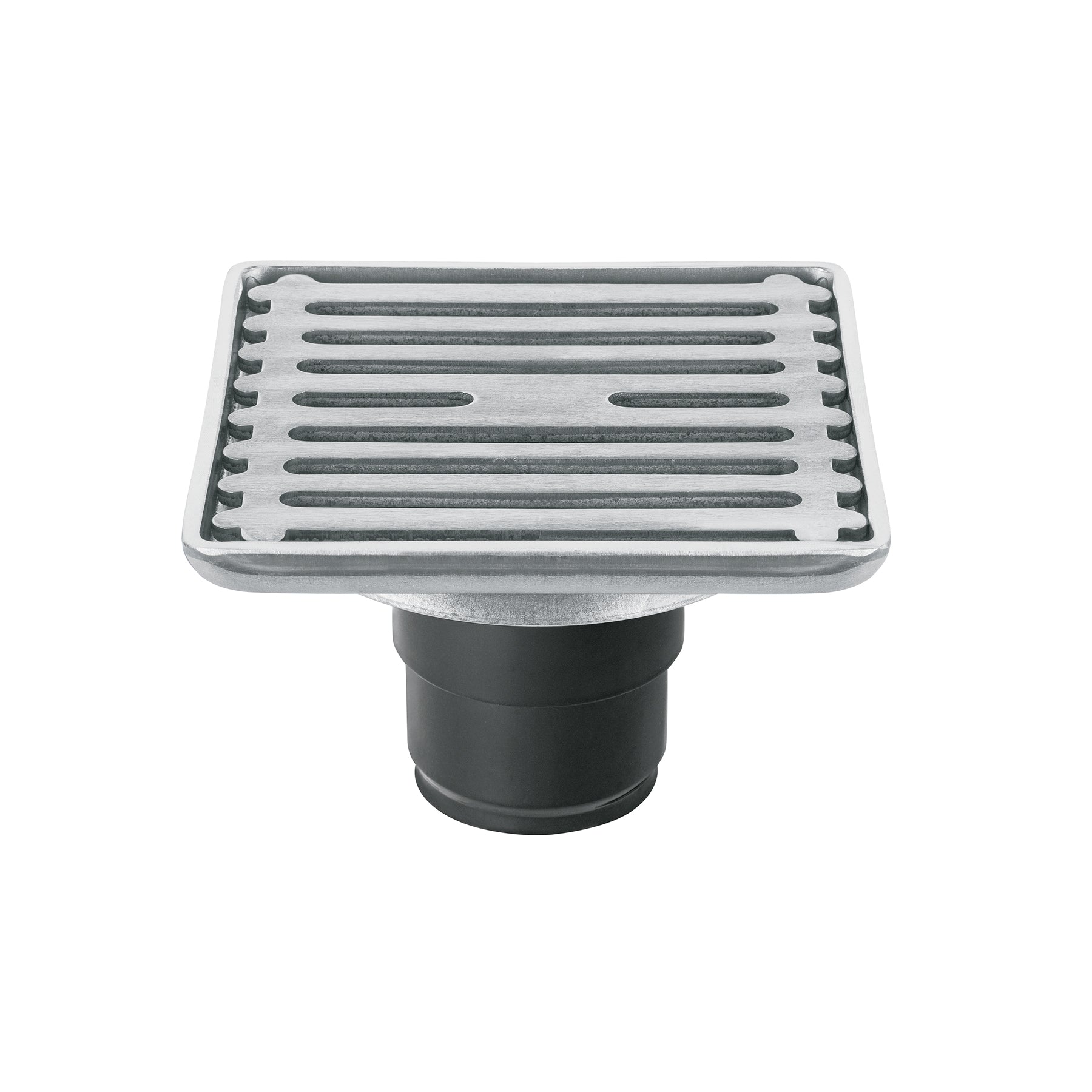 Coladera Cuadrada Acero Inoxidable 4" X 4" FOSET AQUA