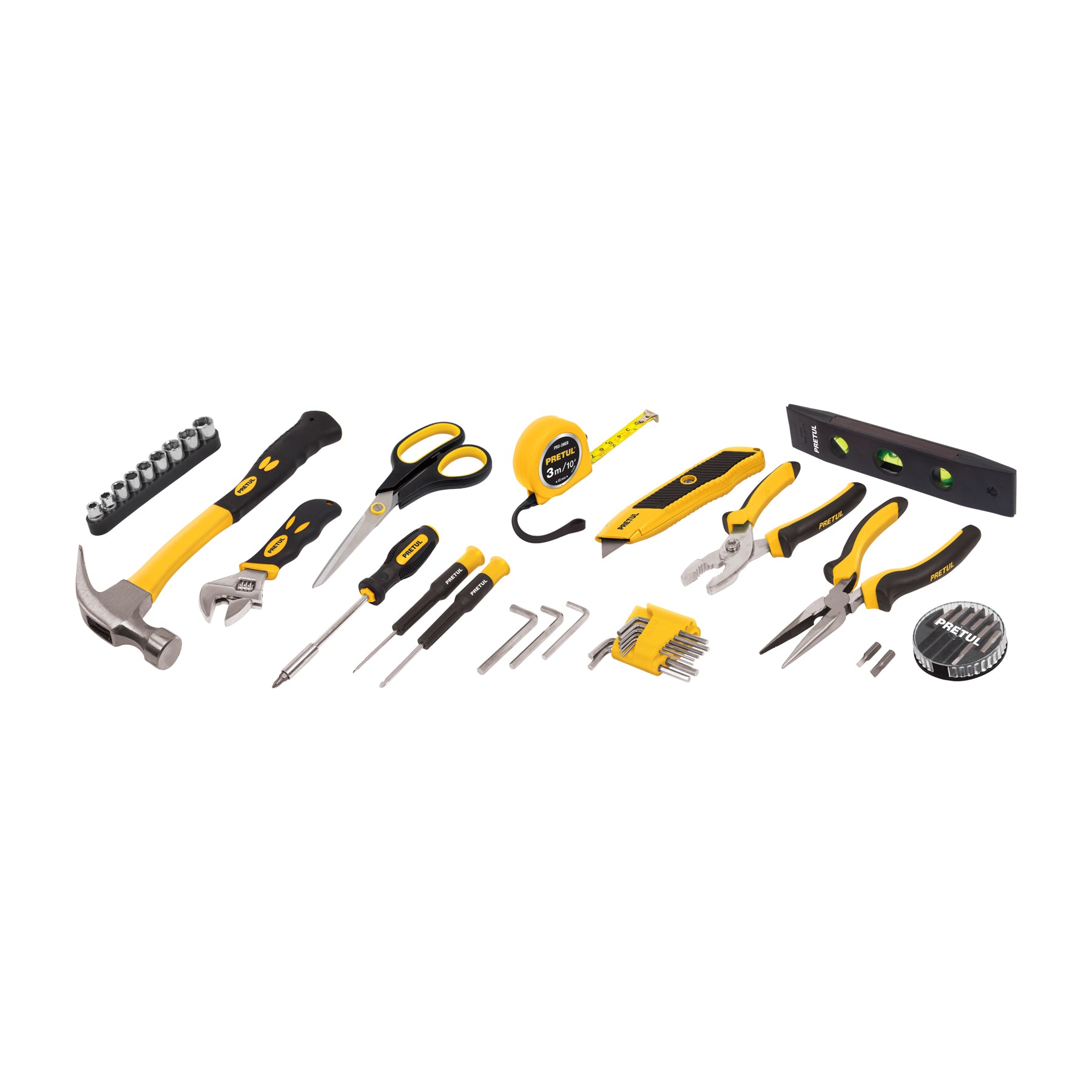 Juego de Herramientas Combinado 42 Piezas Comfort Grip Pretul
