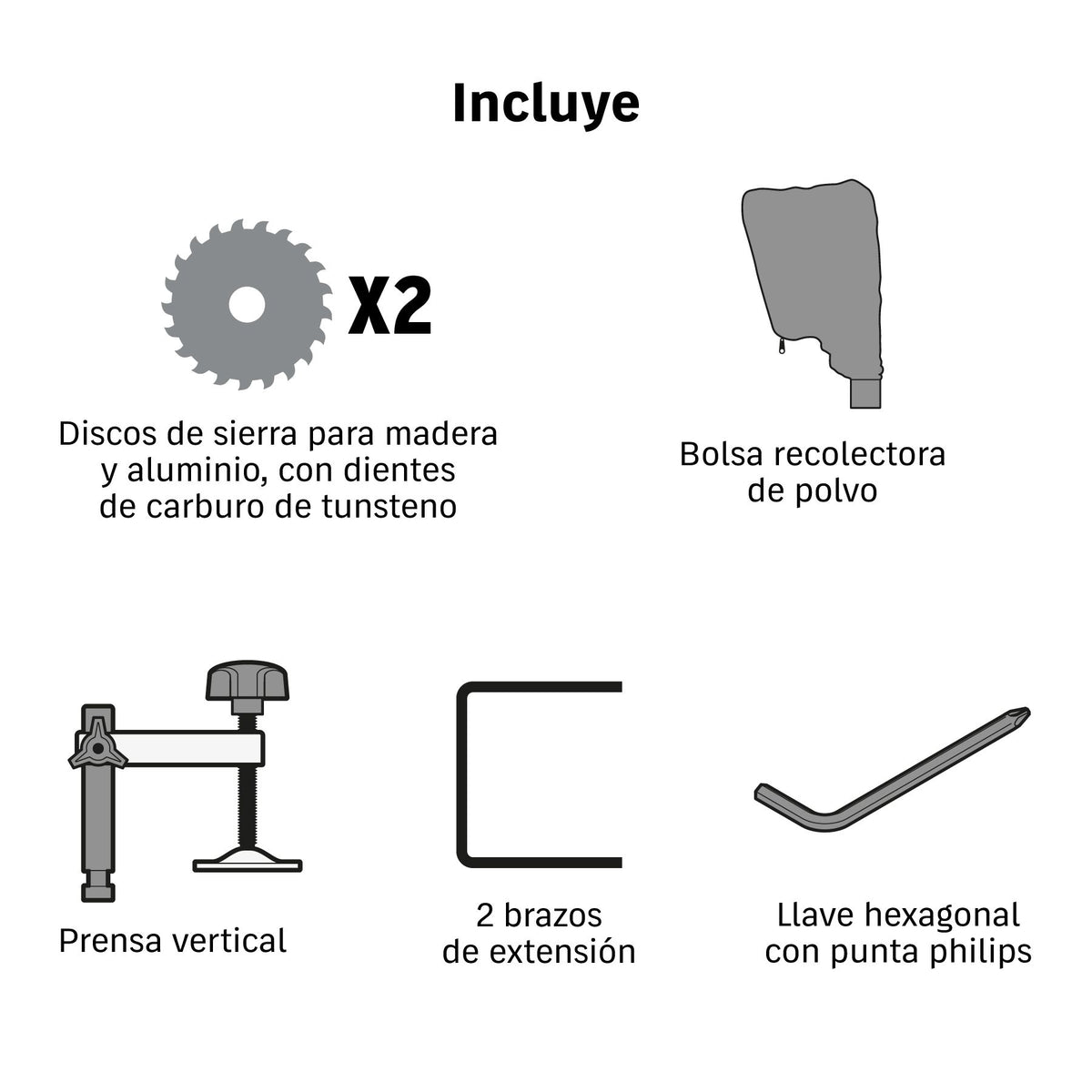 Sierra de Inglete 10", 1900 W Compuesta Truper