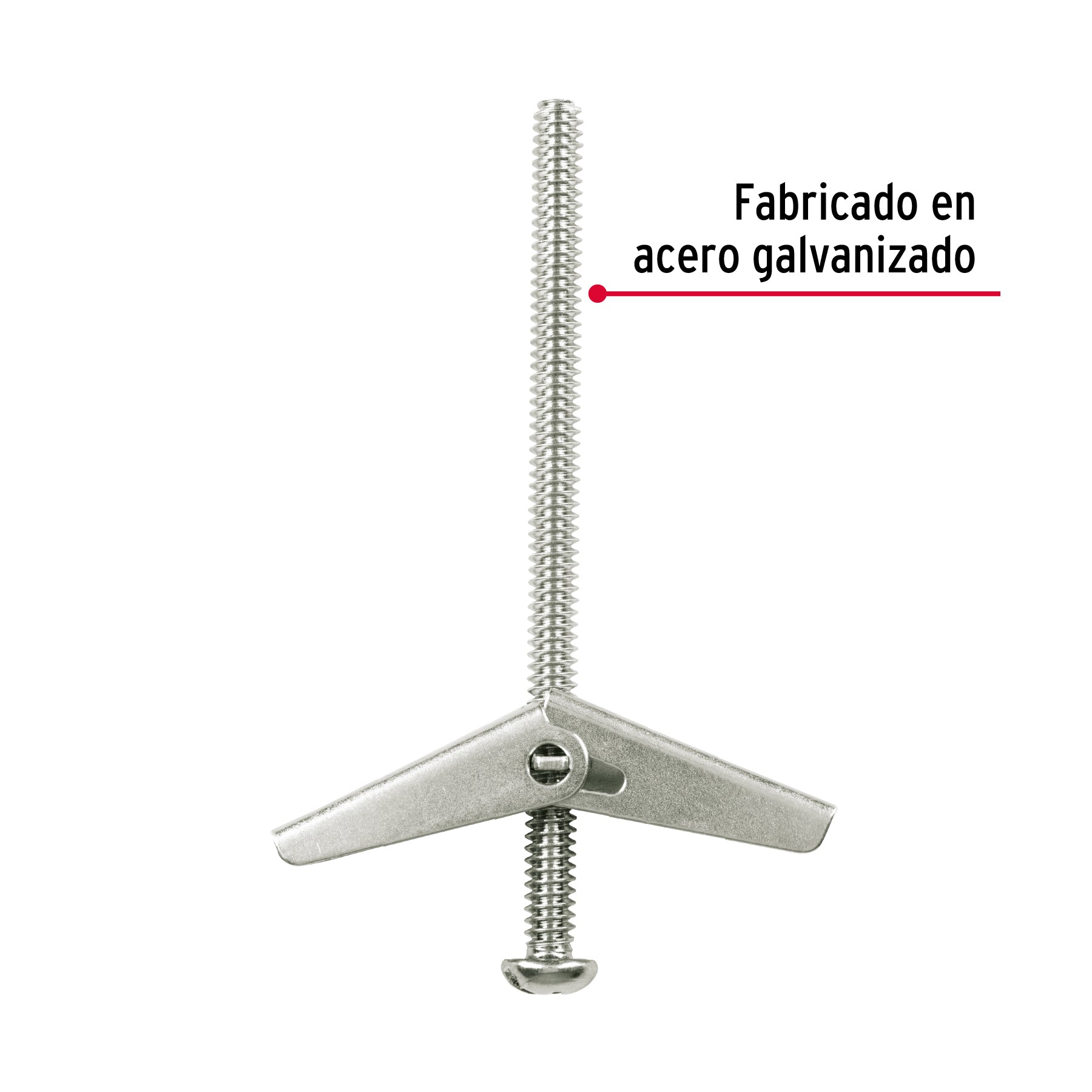 Sujetador Mariposa 3/16" x 3" Fiero por Pieza