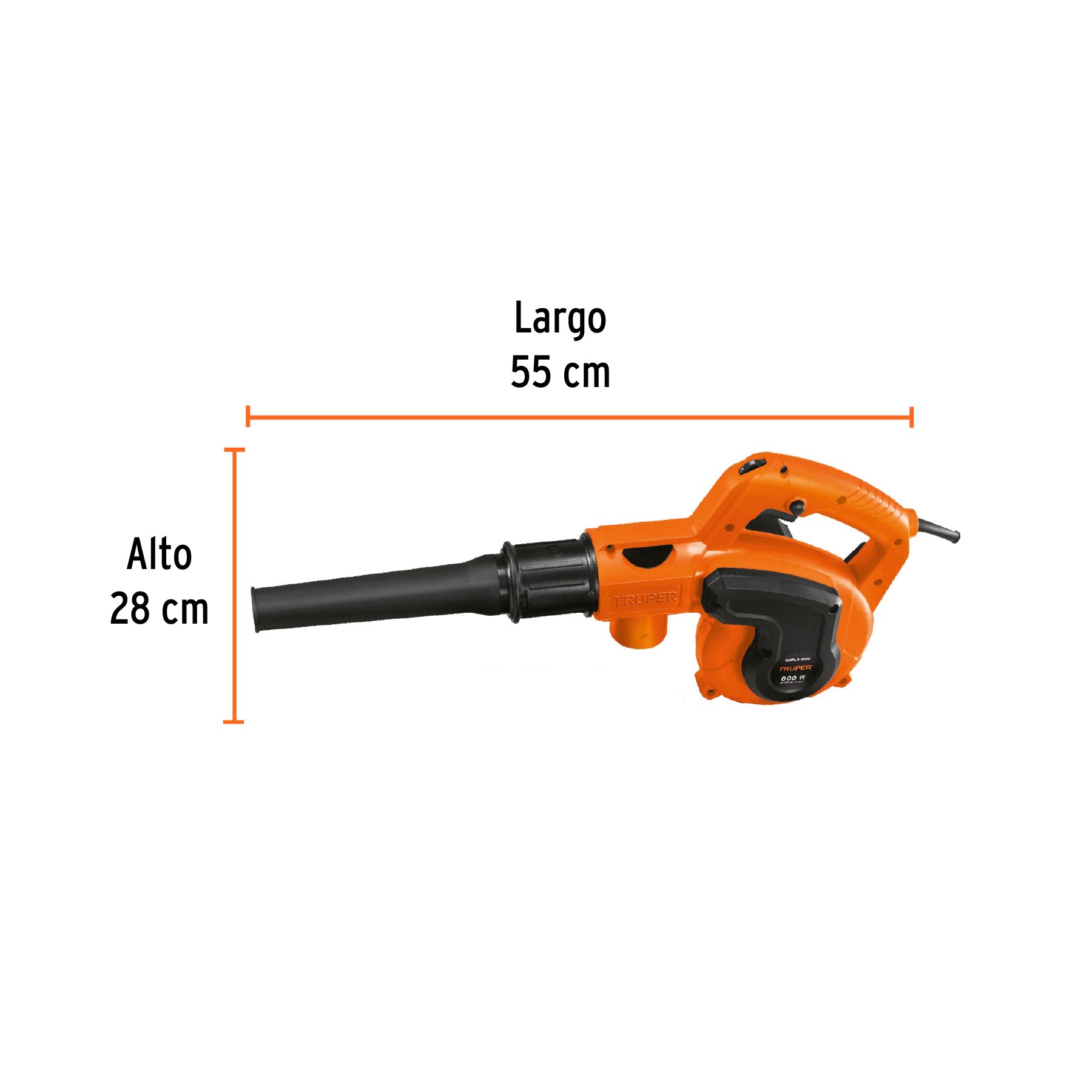 Sopladora /Aspiradora Electrica 800 Watts Truper