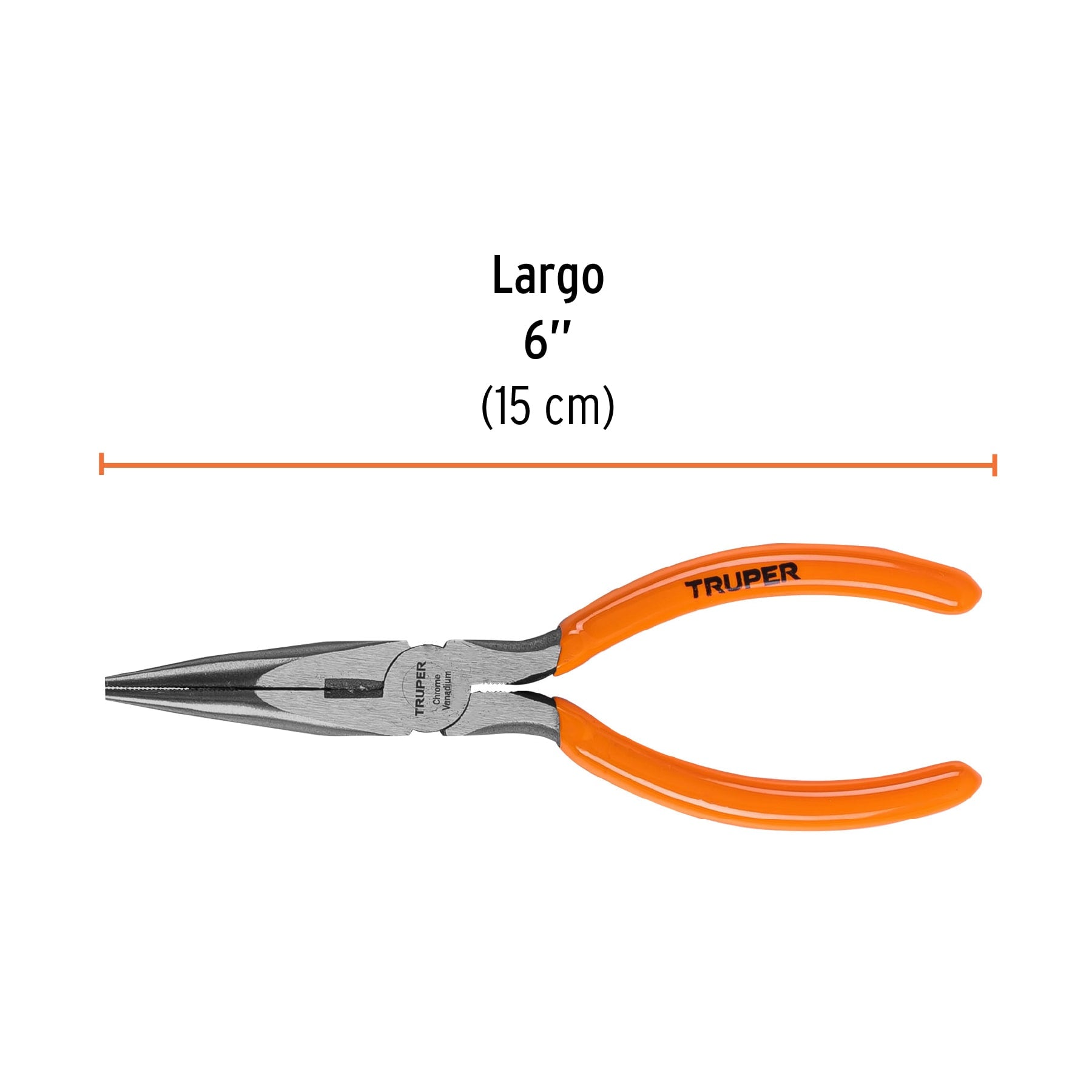 Pinzas de Punta y Corte Mangos de PVC 6" Truper