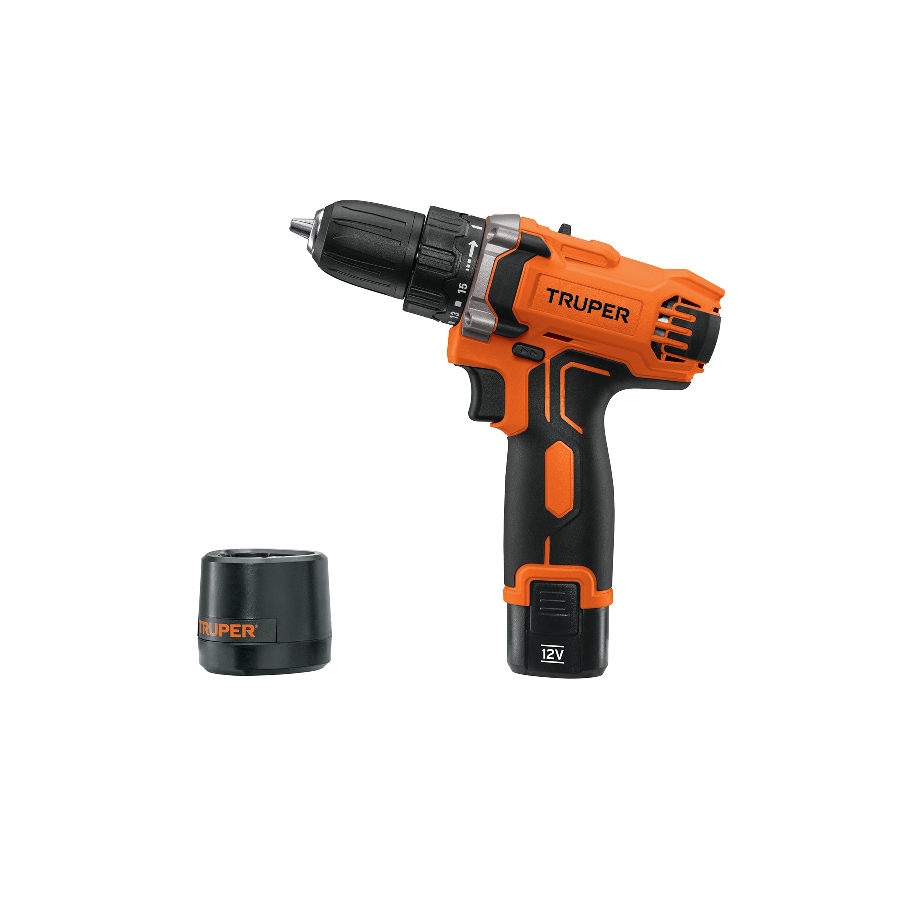Taladro Inalambrico 12 Volts Broquero 3/8" Compacto Truper PRO