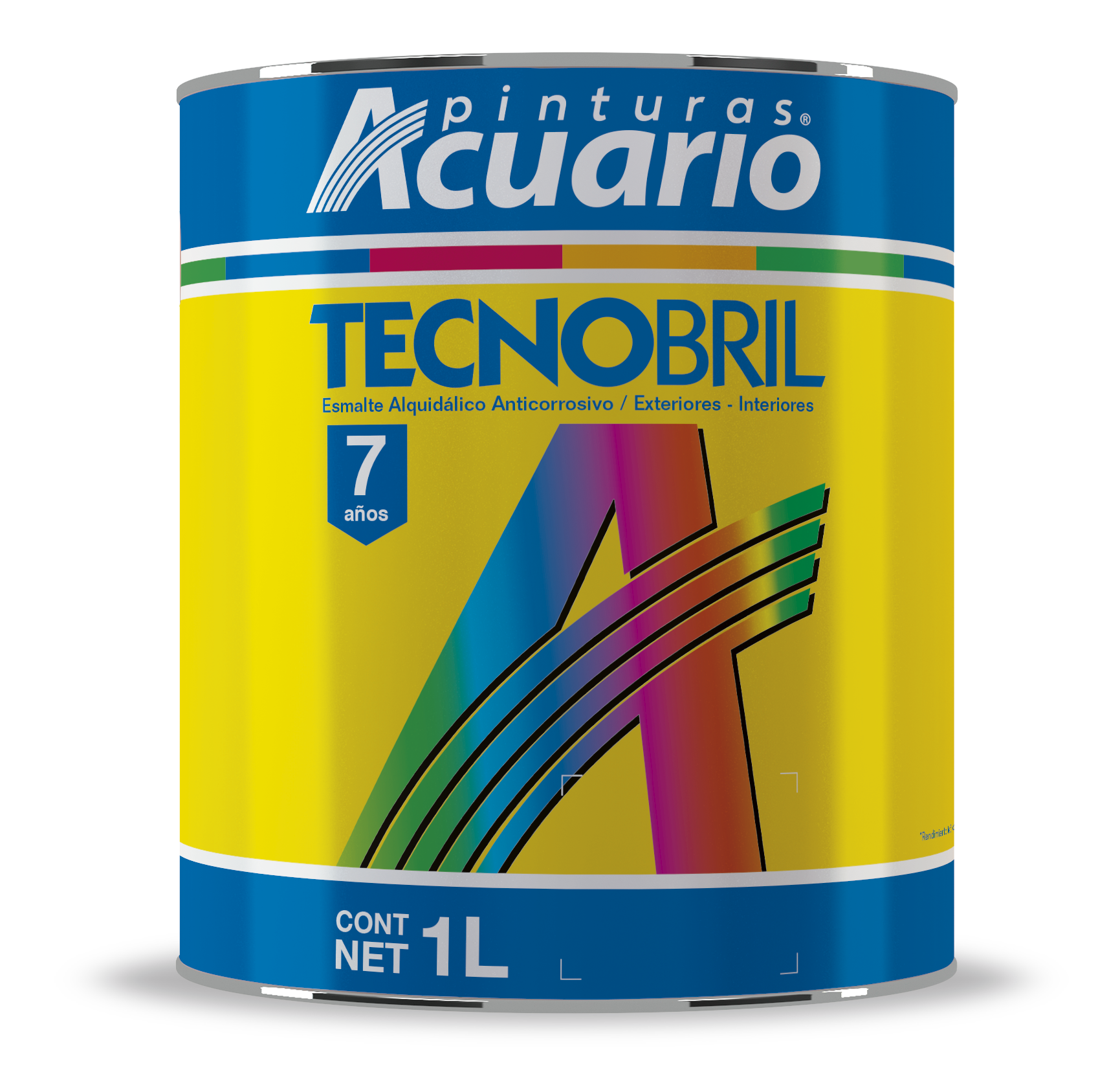 Esmalte Acuario Tecnobril Blanco Brillante Bote 250 ML