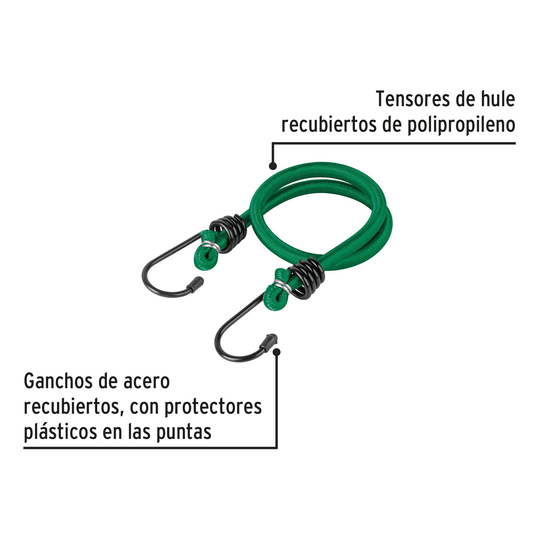 Tensores Elásticos Juego de 8 Piezas Pretul