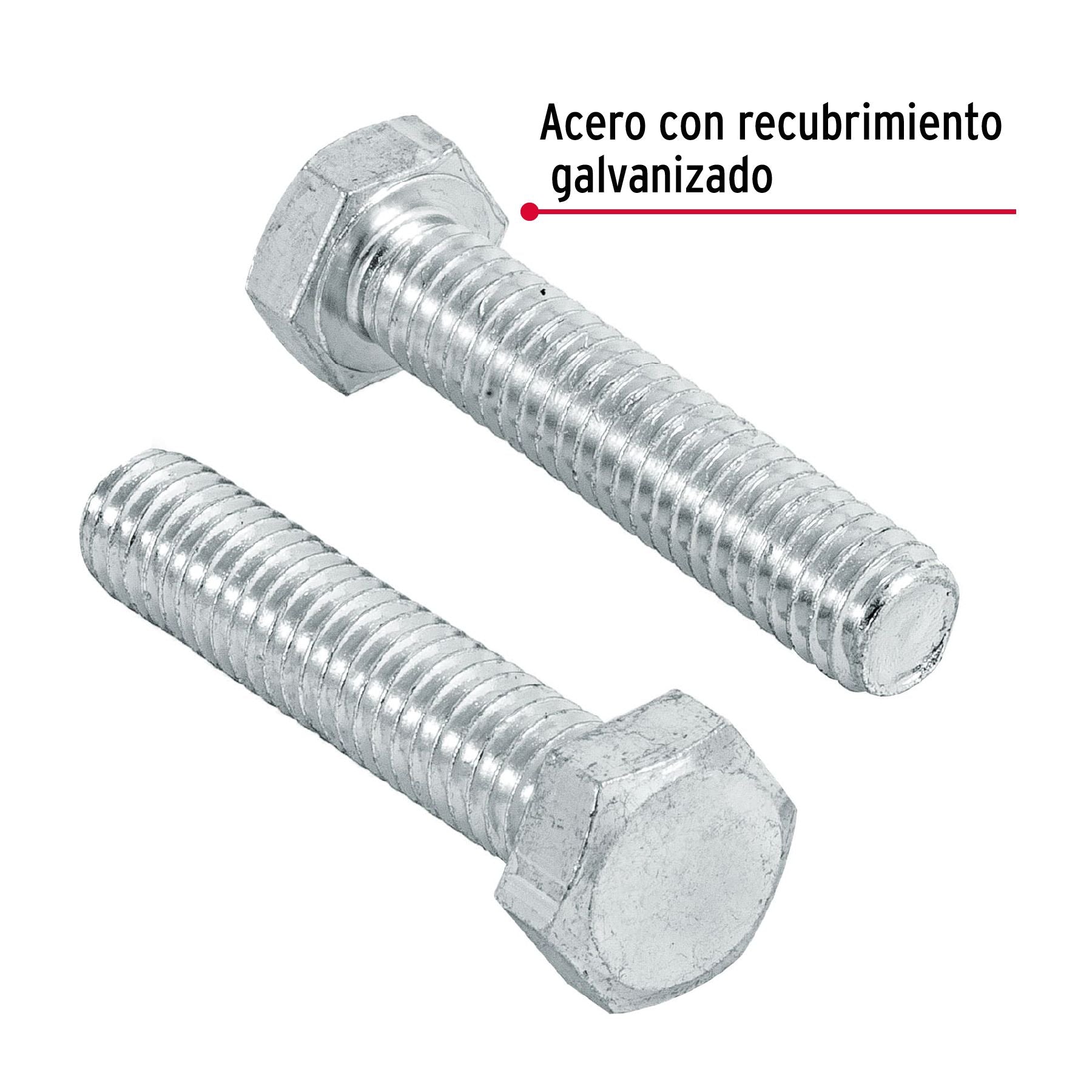 Tornillo Cabeza Hexagonal 5/16" x 1"1/2 Fiero Bolsa 50 Piezas