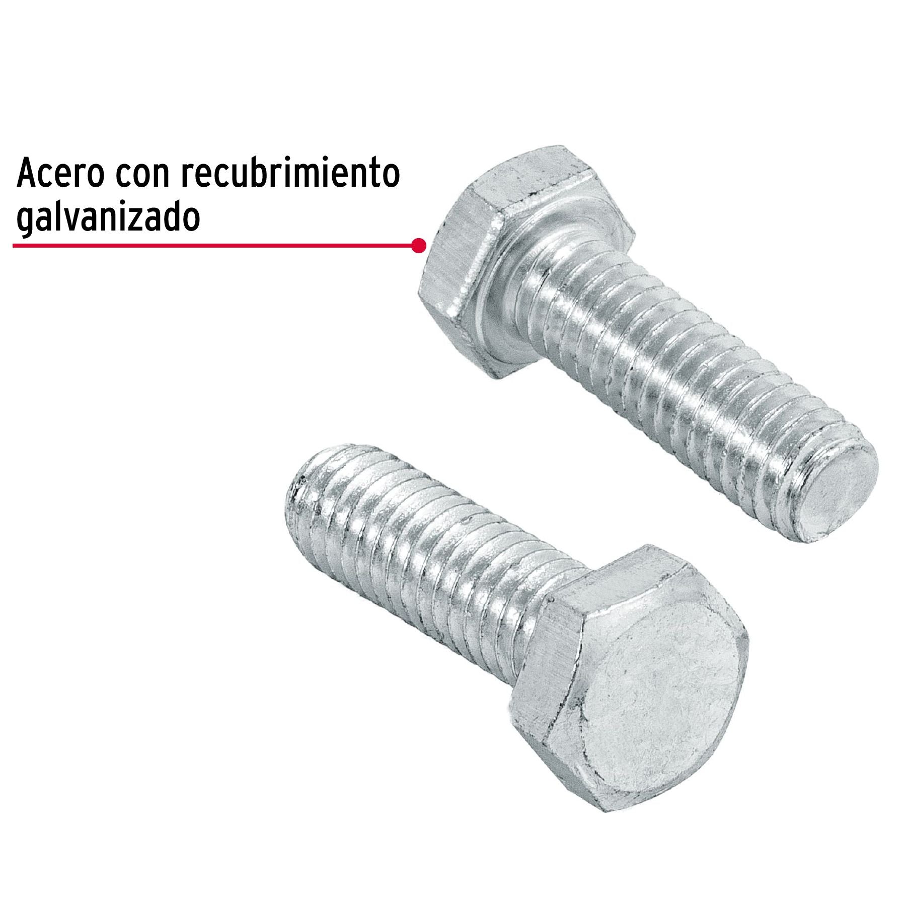 Tornillo Cabeza Hexagonal 5/16" x 1" Fiero Bolsa 60 Piezas