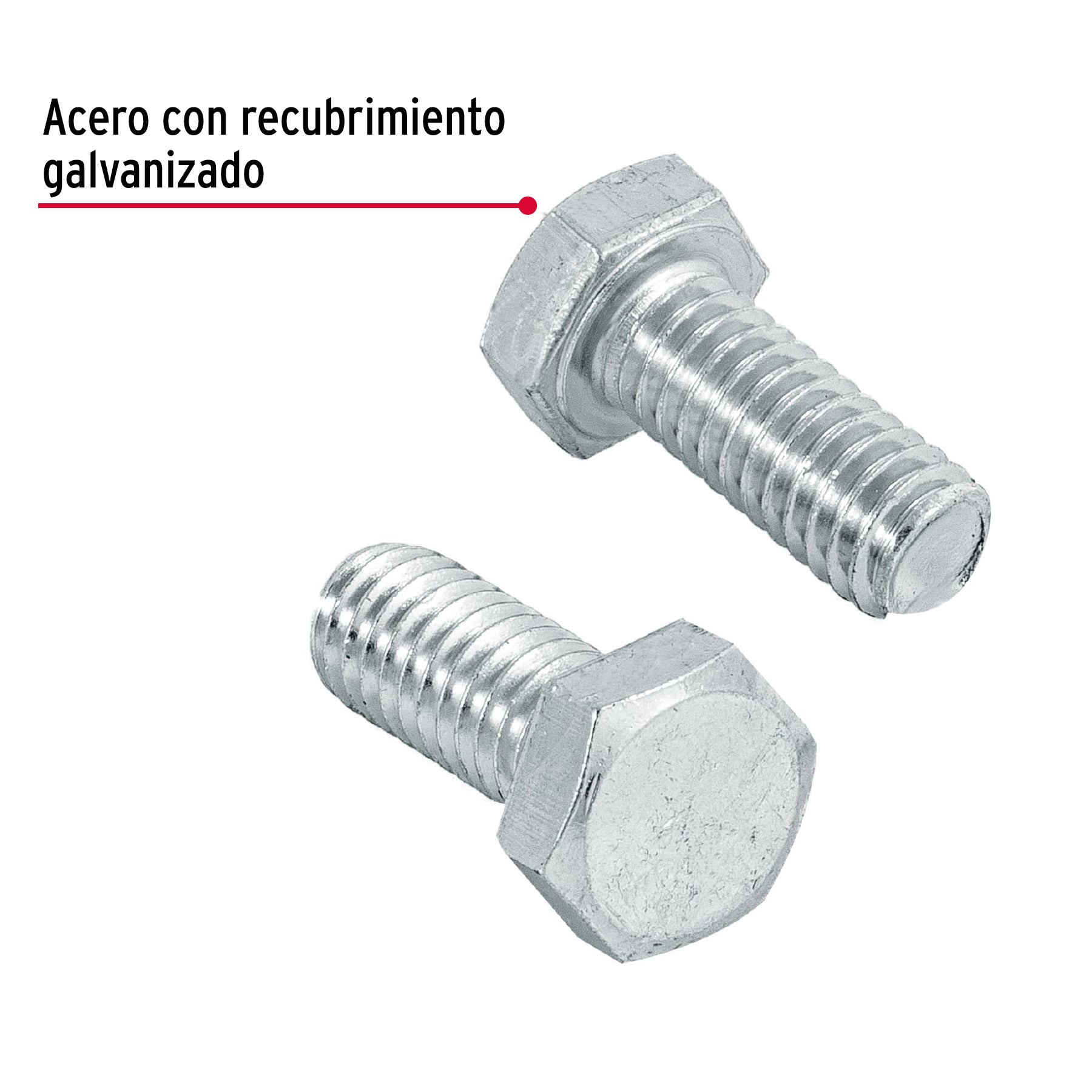 Tornillo Cabeza Hexagonal 5/16" (8 mm) X 3/4" Bolsa 80 Piezas Fiero