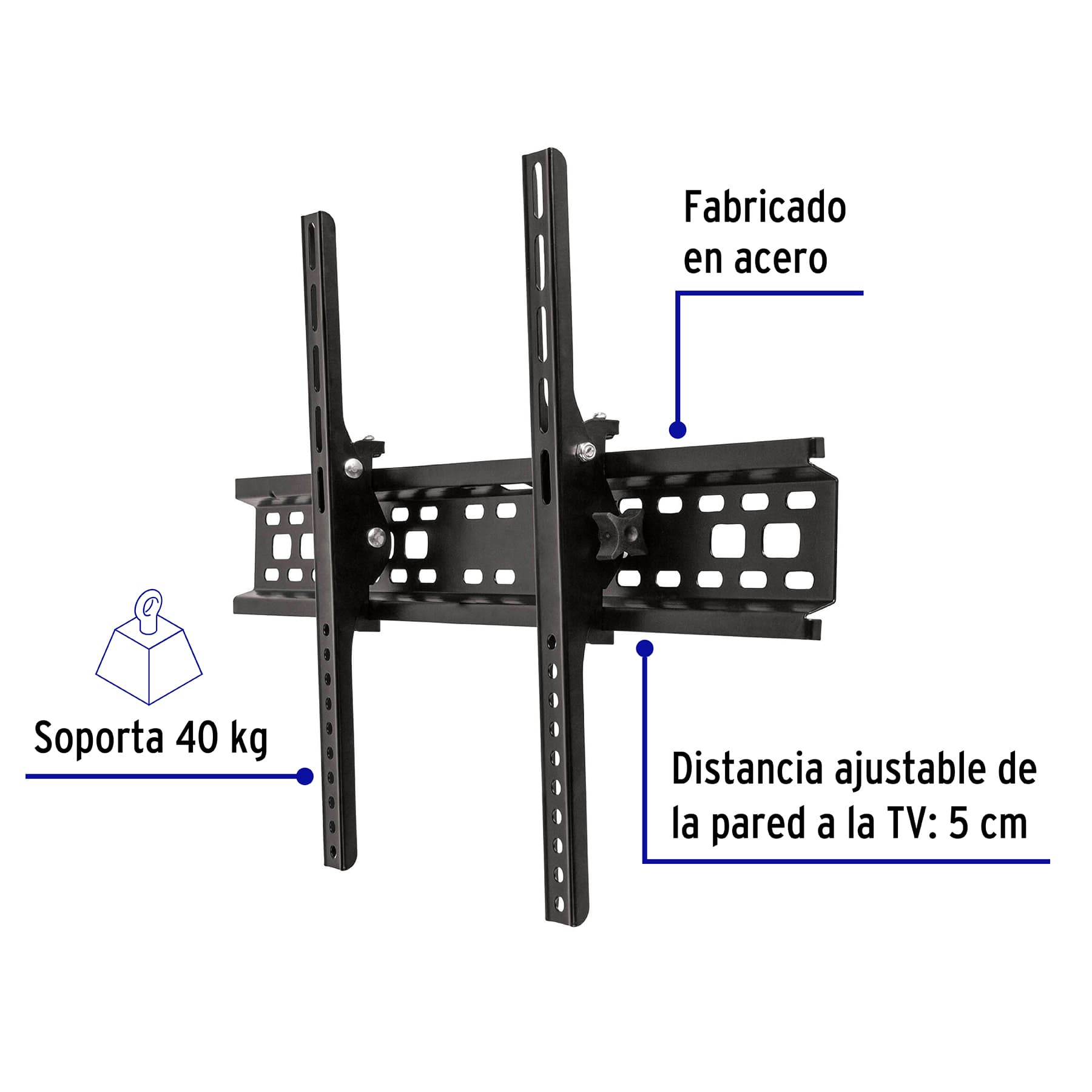 Soporte para Pantallas 32" a 70" Movimiento Angular Volteck
