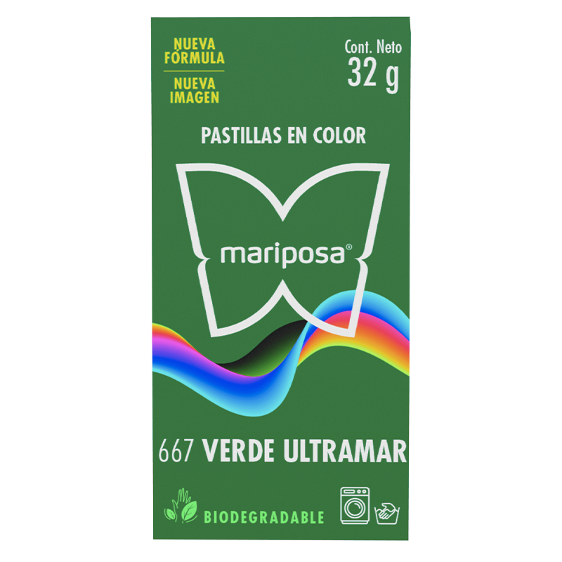 Colorante Mariposa Verde Ultramar