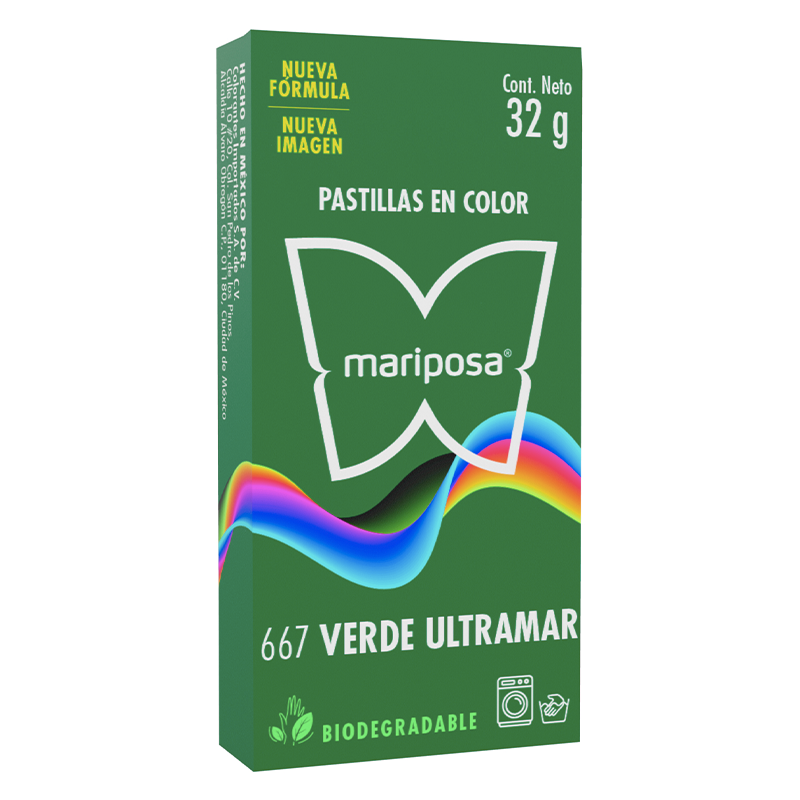 Colorante Mariposa Verde Ultramar