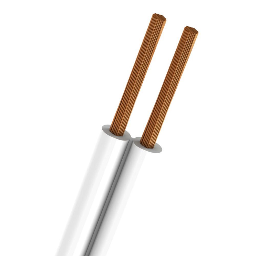 Cable Duplex Flexible 22 AWG Blanco IUSA por Metro