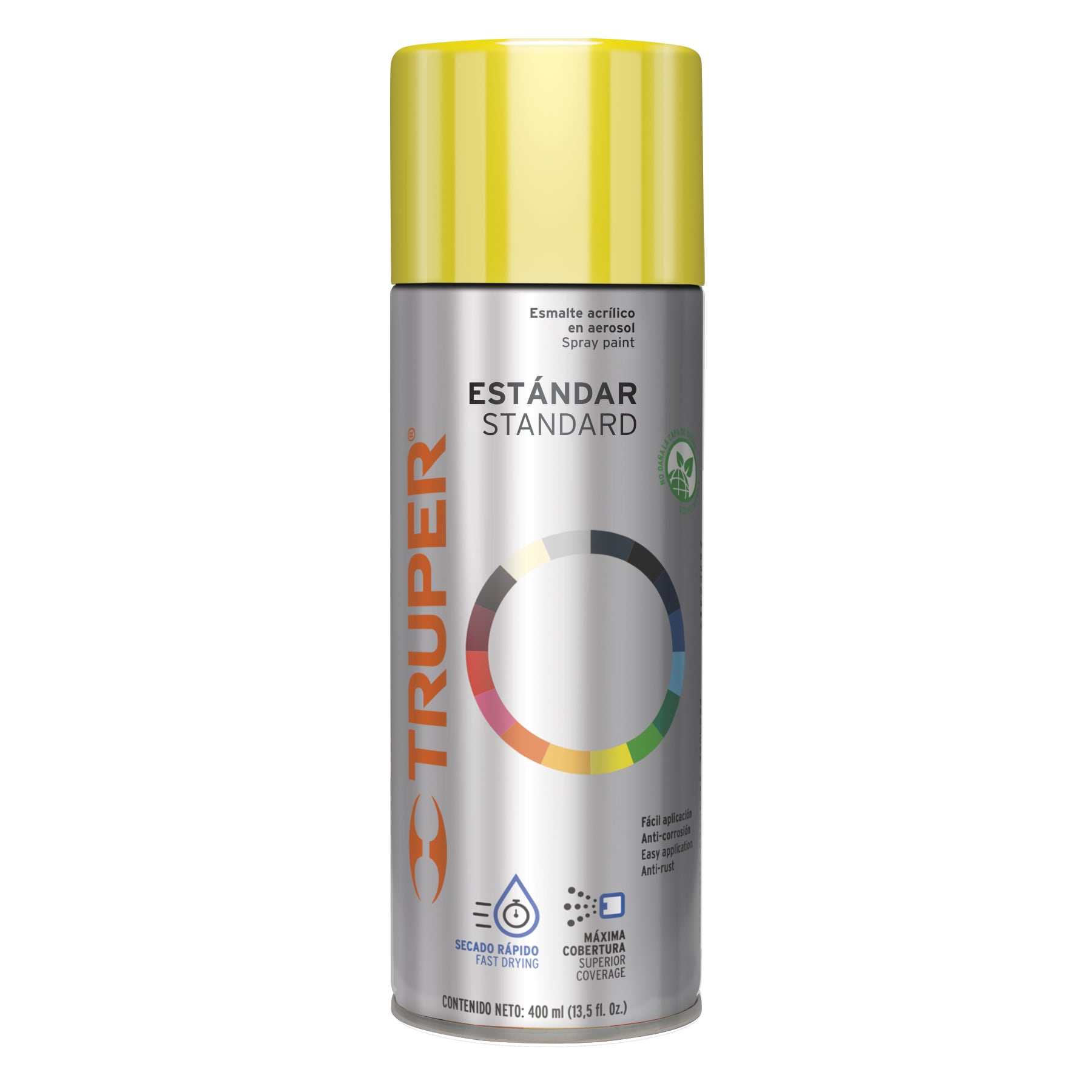 Pintura en Aerosol 400 ml Truper Amarillo Canario