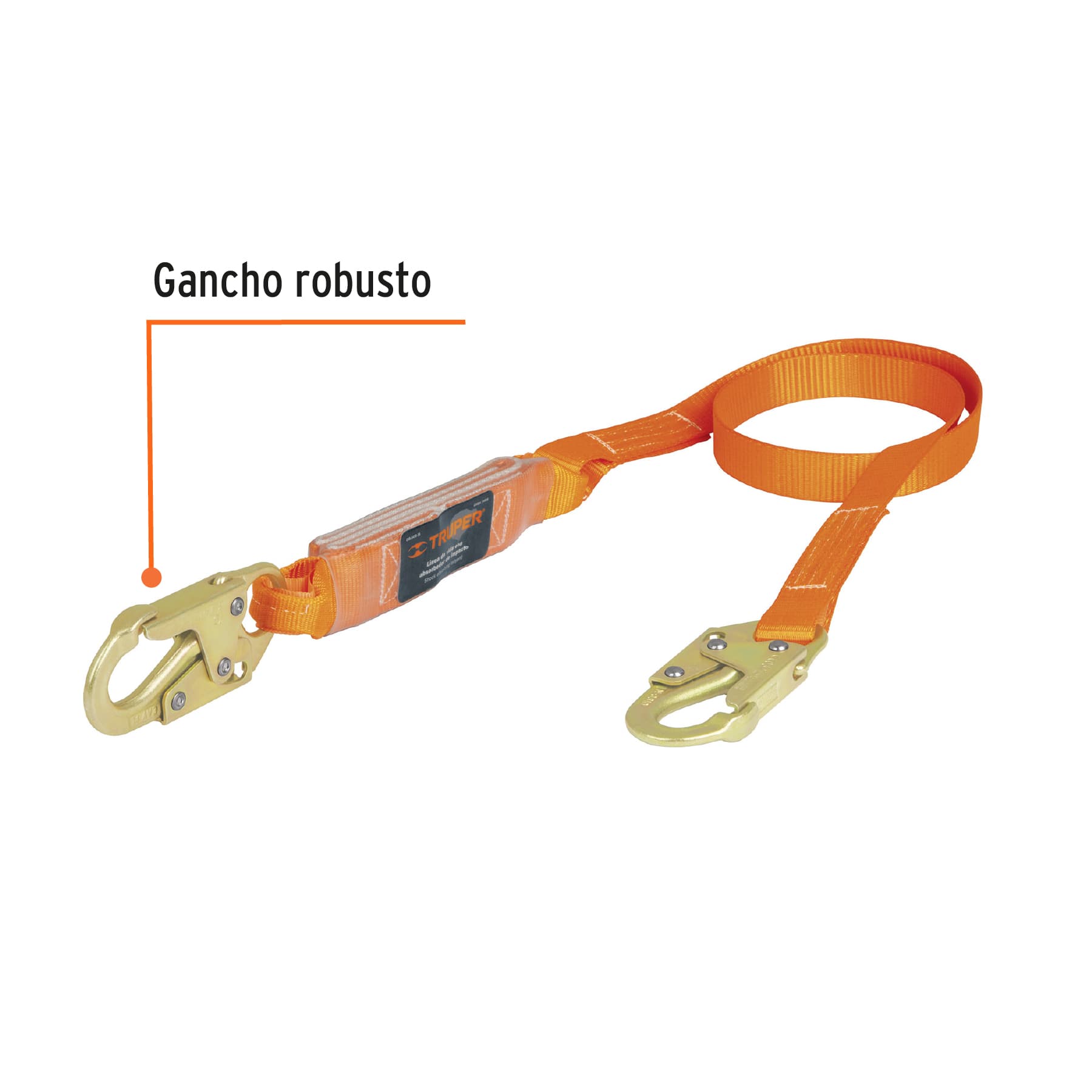 Linea de Vida con Absorbedor de Impacto Certificacion ANSI Truper