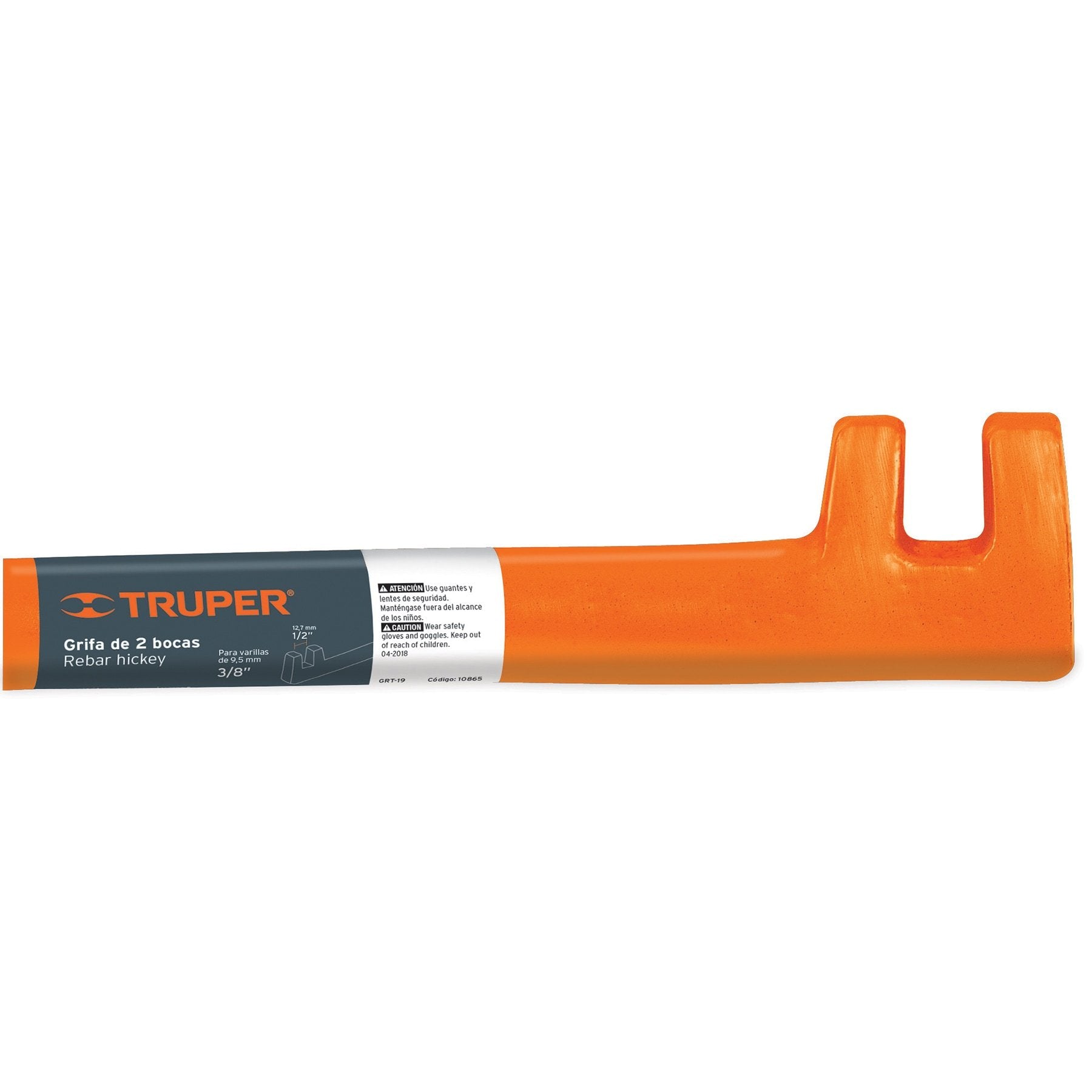 Grifa de 2 Bocas para Varillas de 1/2" y 3/8" Truper