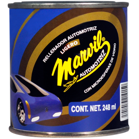 Rellenador Automotriz Ligero con Endurecedor 240 ml Marvil