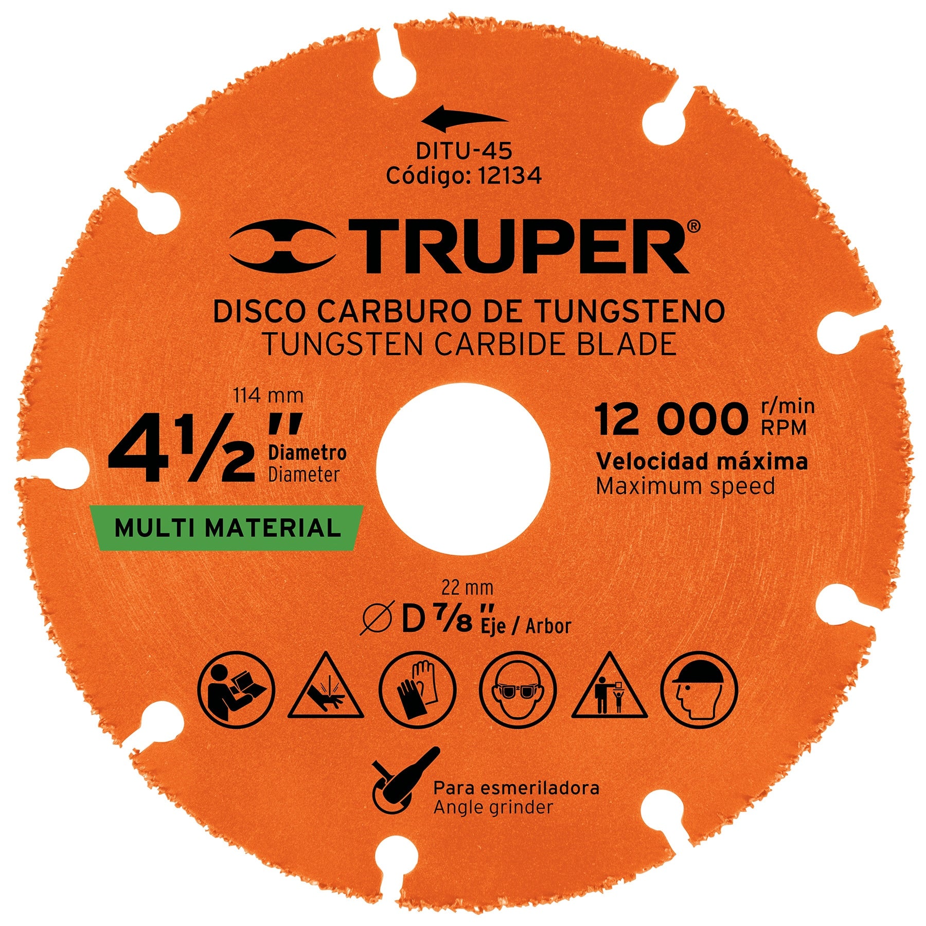 Disco Corte Multimaterial 4"1/2 Truper
