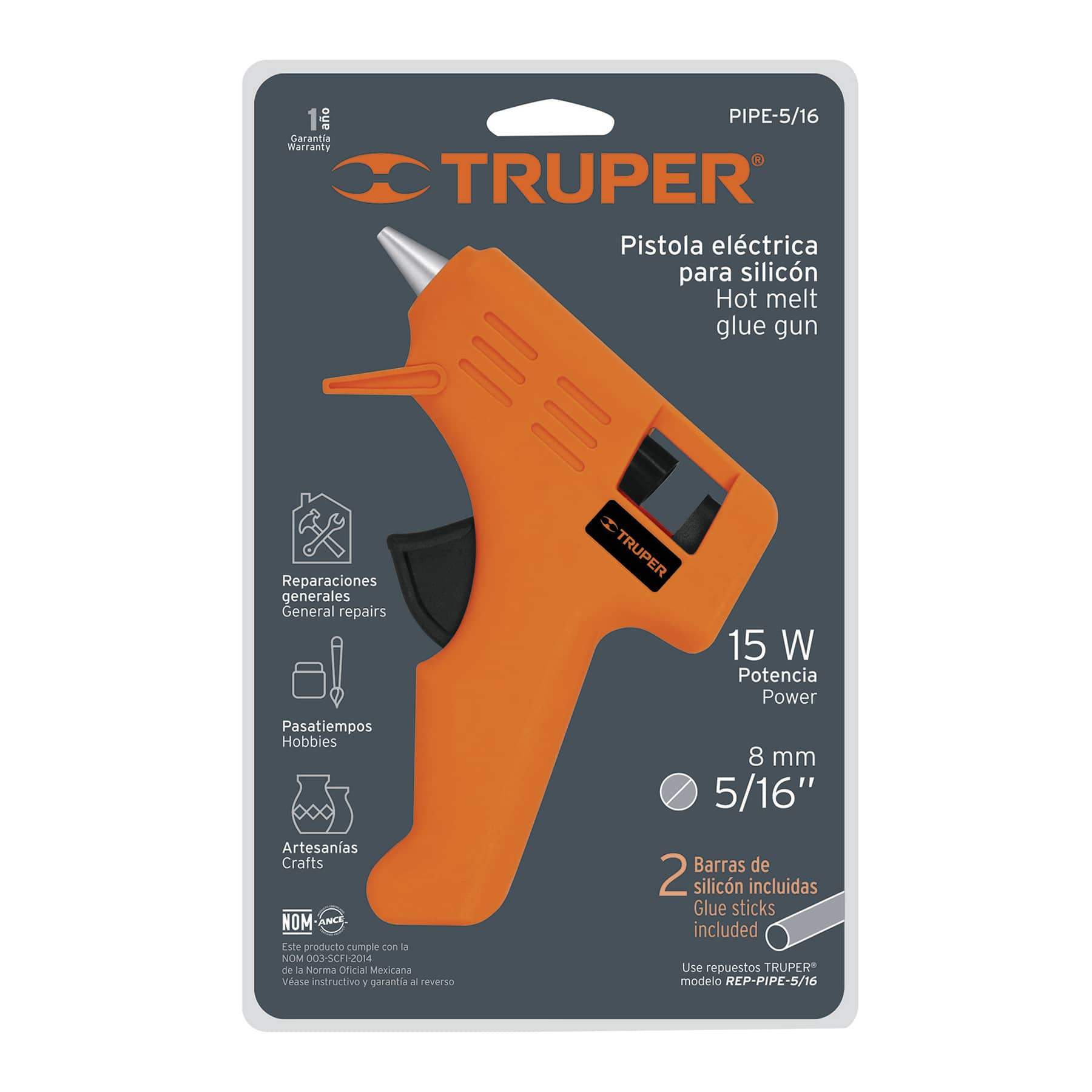 Pistola Electrica para Silicon de 5/16" Truper
