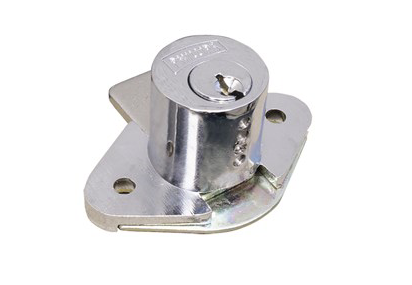 Cerradura para Mueble Ovalada 21 C Acabado Cromo Phillips