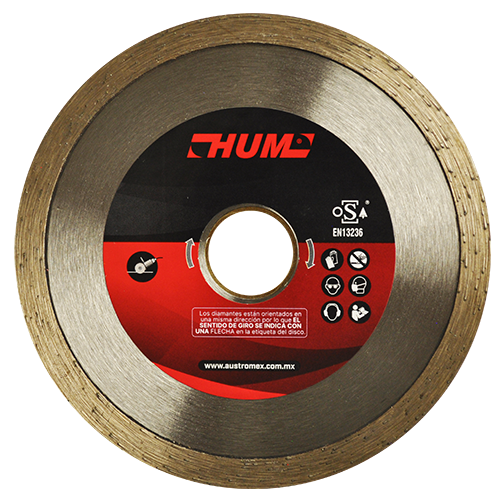Disco de Diamante 4"1/2 Rin Continuo HUM Austromex